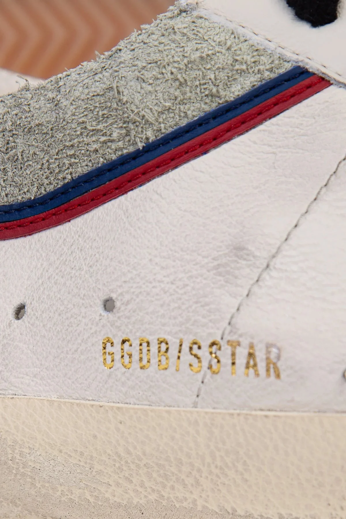 Golden Goose Deri Eskitme Detaylı Sneaker Erkek Ayakkabı GMF00841.F006866.10973 Bej - 4