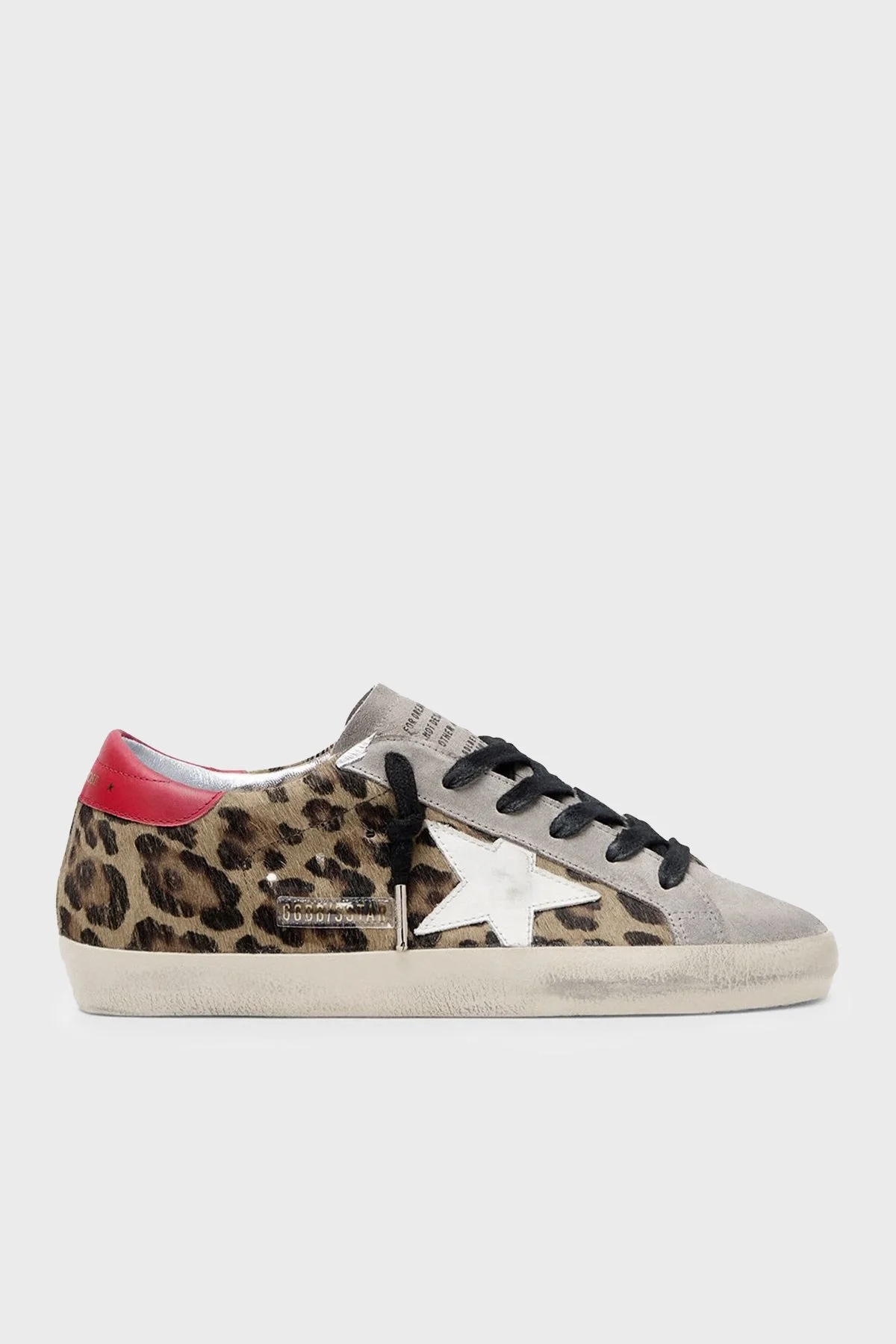 Golden Goose Deri Logolu Sneaker Bayan Ayakkabı GWF00101.F008103.15868 LEOPAR - 1