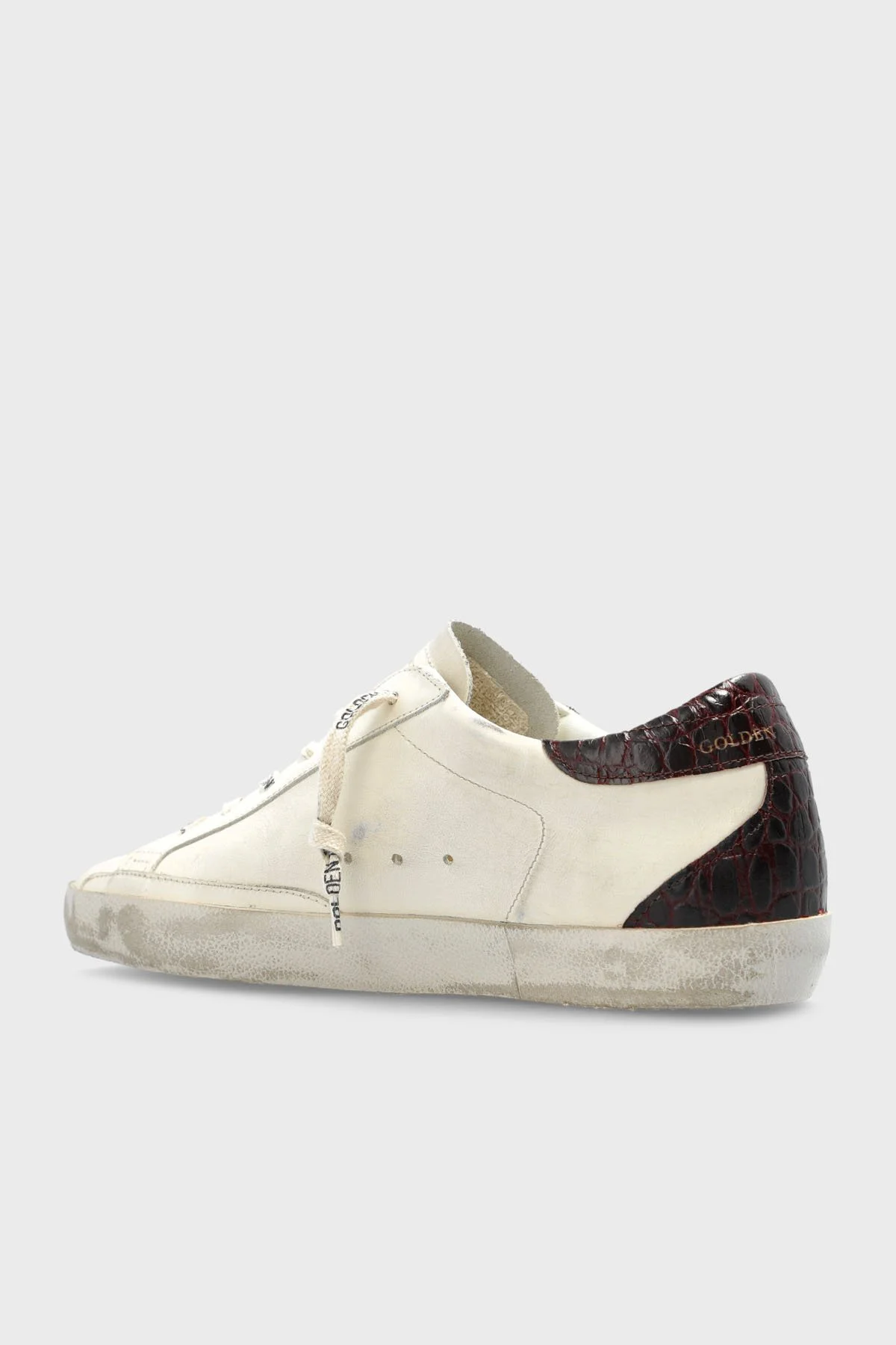 Golden Goose Deri Logolu Sneaker Bayan Ayakkabı GWF00102.F007505.82996 BEYAZ - 5