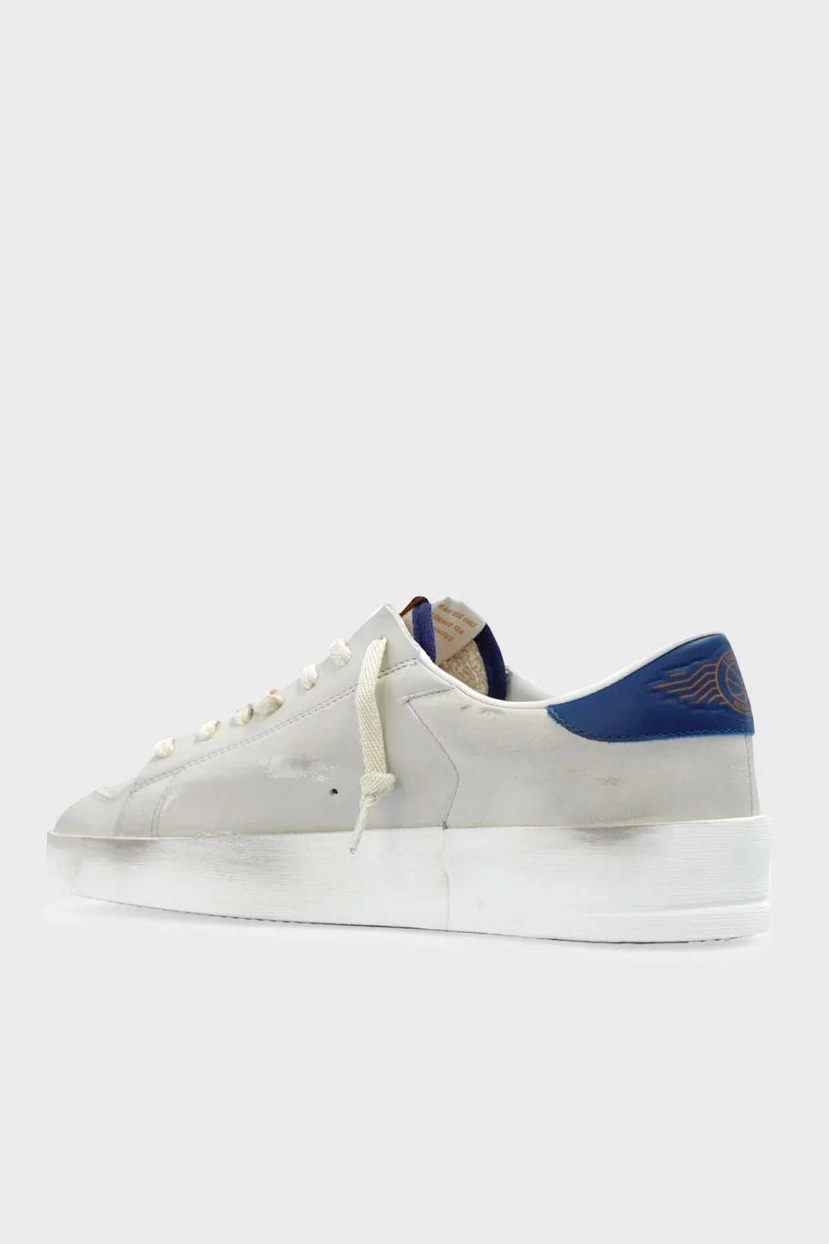 Golden Goose Deri Sneaker Erkek Ayakkabı GMF00333.F006177.10317 GRİ - 3