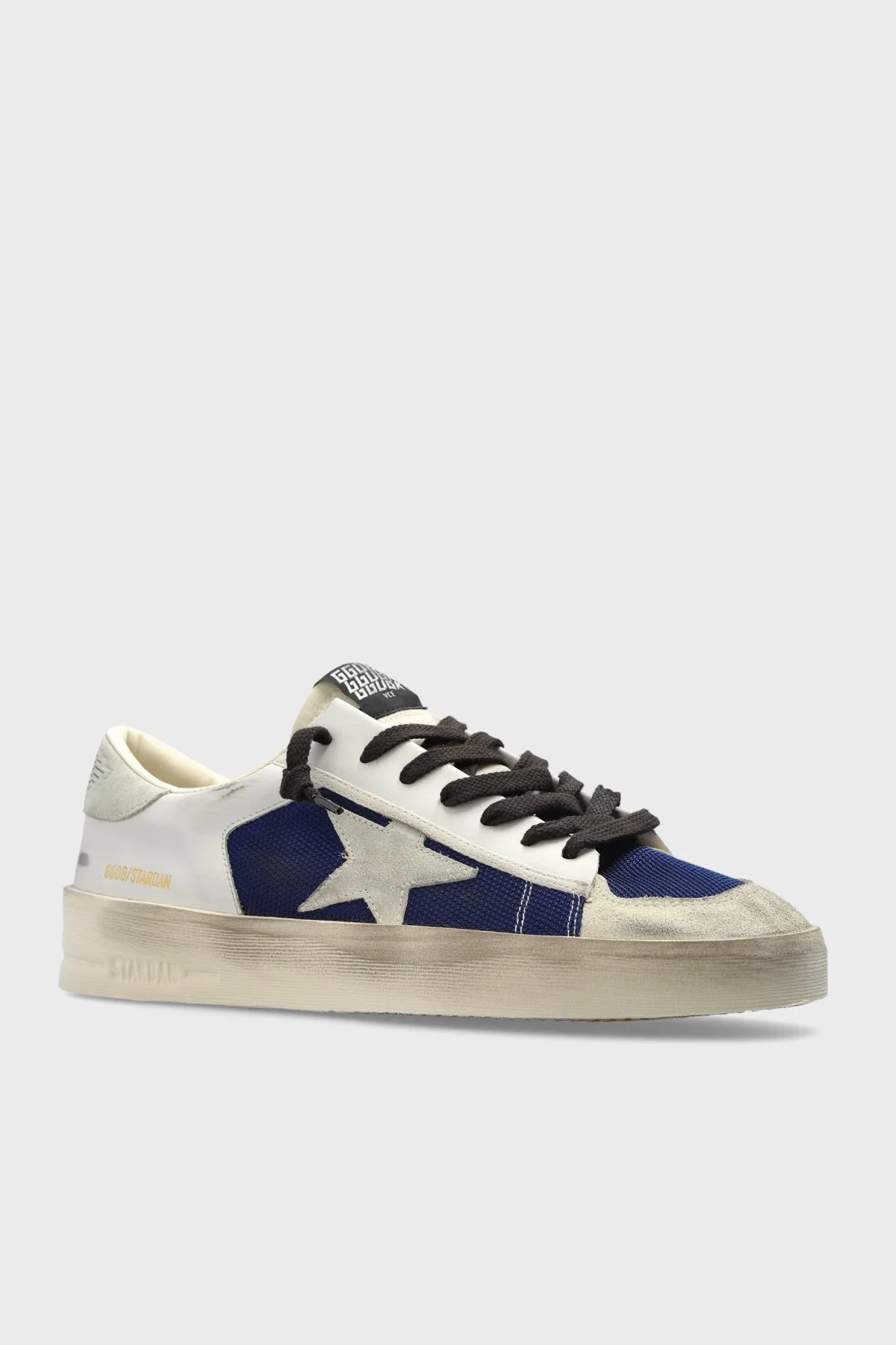 Golden Goose Erkek Ayakkabı GMF00128.F008759.51137 Ekru-lacivert - 3