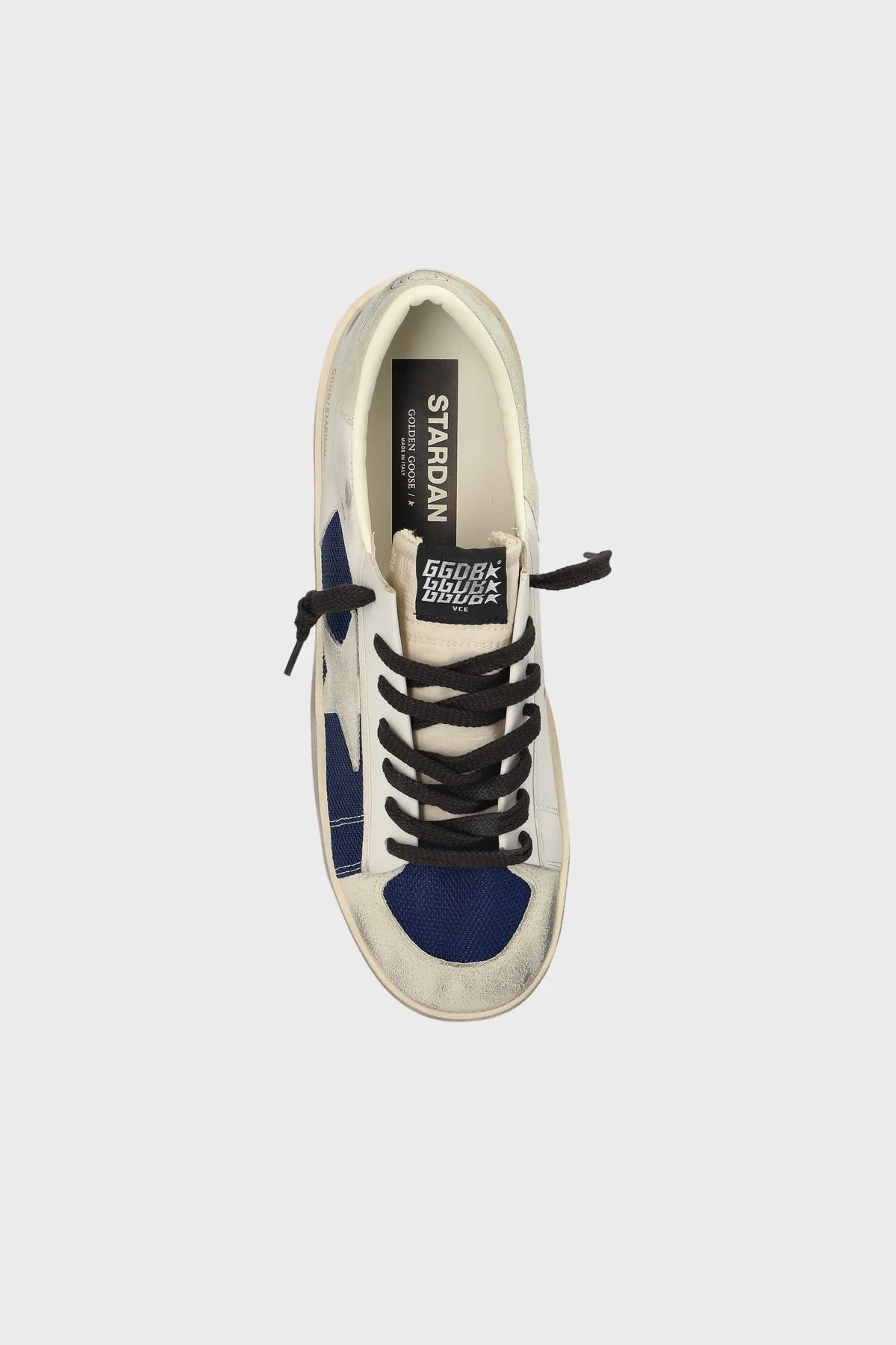 Golden Goose Erkek Ayakkabı GMF00128.F008759.51137 Ekru-lacivert - 5