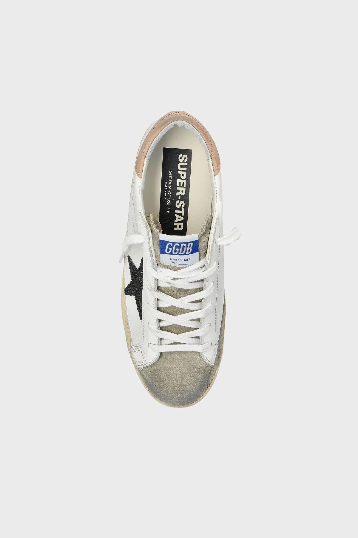 Golden Goose Hakiki Deri Logolu Vintage Sneaker Bayan Ayakkabı GWF00101.F002714.81579 BEYAZ - 4