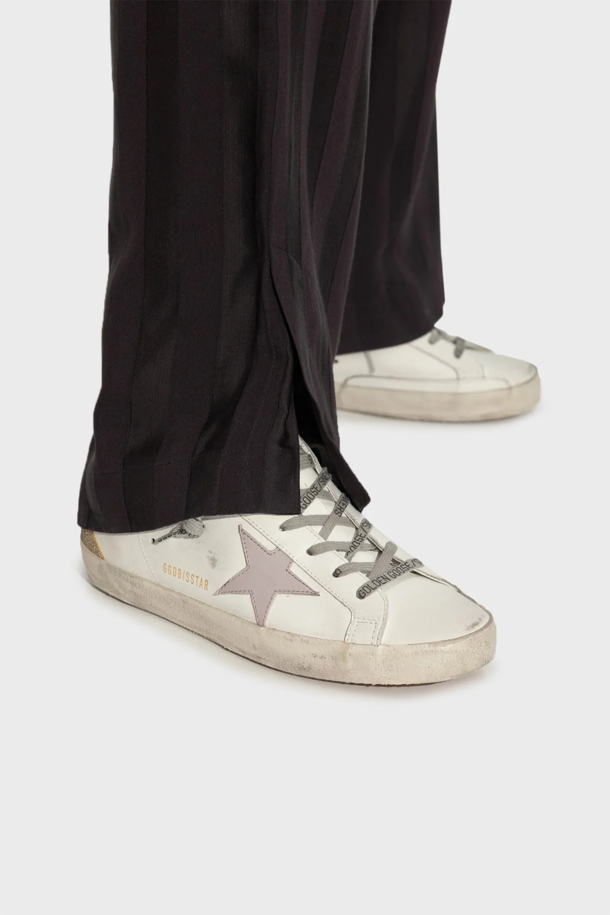 Golden Goose Hakiki Deri Simli Sneaker Bayan Ayakkabı GWF00102.F006842.12151 BEYAZ - 7