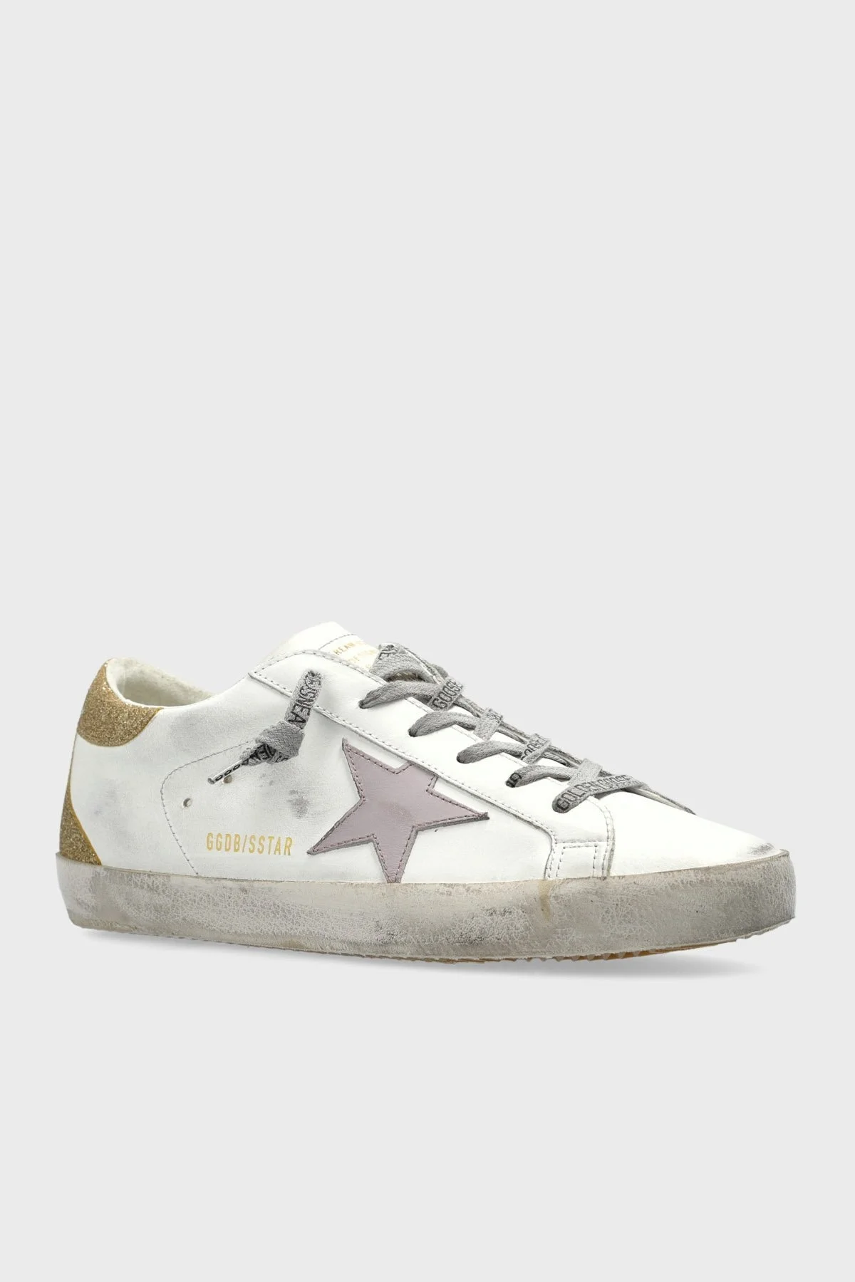 Golden Goose Hakiki Deri Simli Sneaker Bayan Ayakkabı GWF00102.F006842.12151 BEYAZ - 8