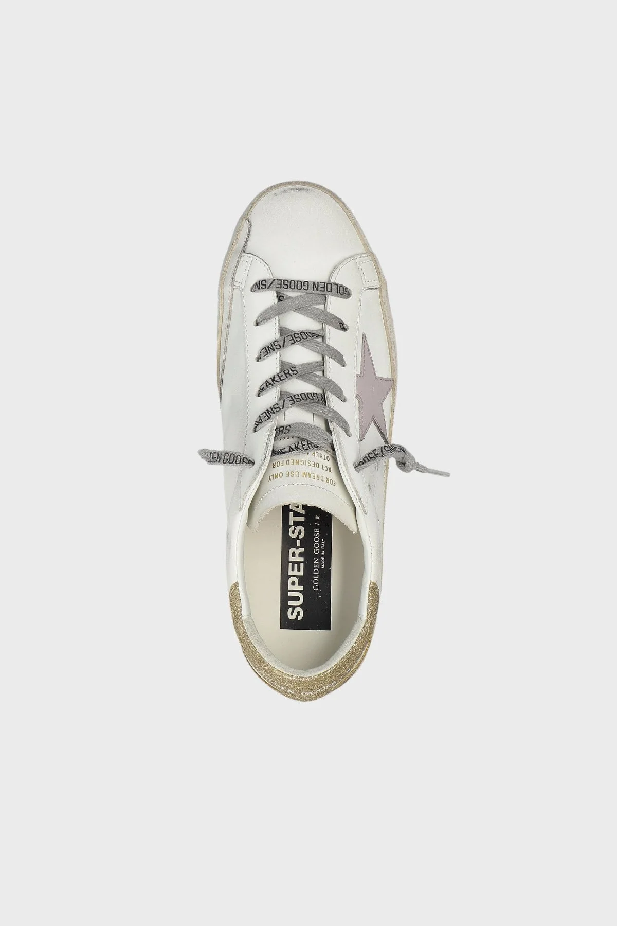 Golden Goose Hakiki Deri Simli Sneaker Bayan Ayakkabı GWF00102.F006842.12151 BEYAZ - 10