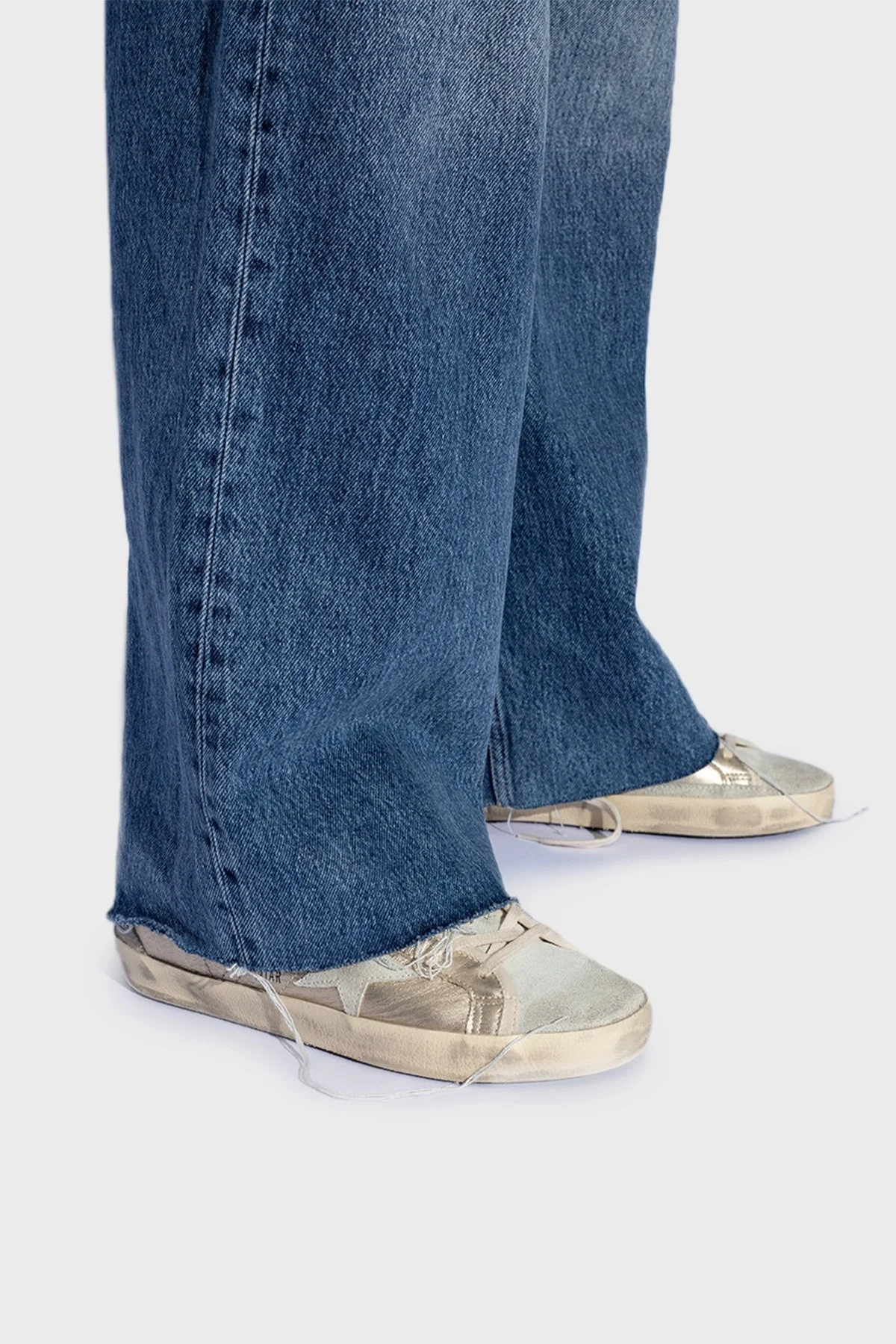 Golden Goose Hakiki Deri Sneaker Bayan Ayakkabı GWF00102.F005349.65131 GOLD - 2