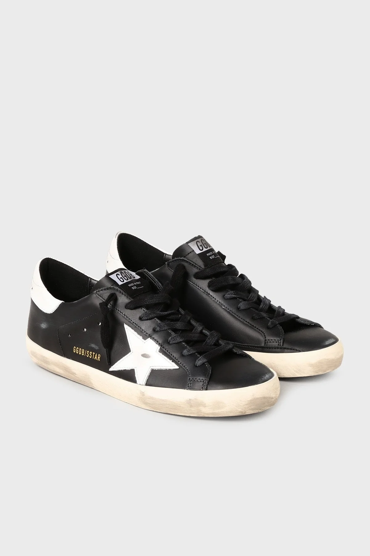 Golden Goose Hakiki Deri Sneaker Erkek Ayakkabı GMF00101.F000321.80203 SİYAH - 2