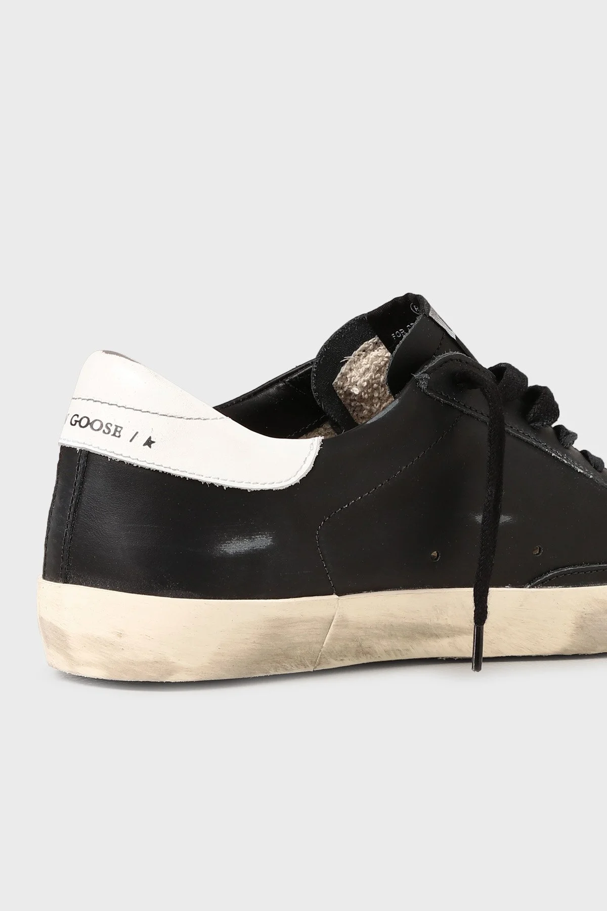 Golden Goose Hakiki Deri Sneaker Erkek Ayakkabı GMF00101.F000321.80203 Siyah - 4