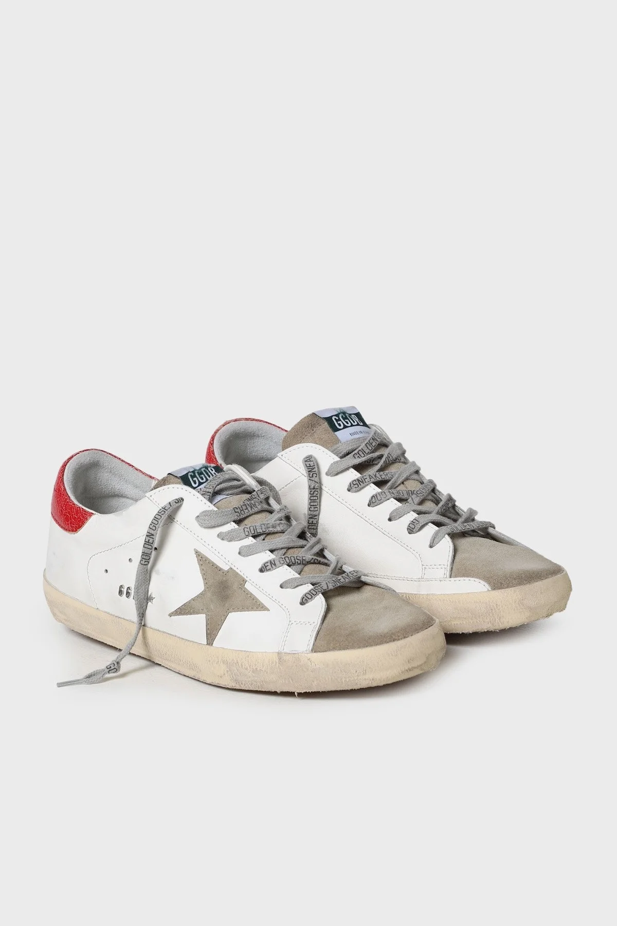 Golden Goose Hakiki Deri Sneaker Erkek Ayakkabı GMF00101.F003203.10953 BEYAZ - 2
