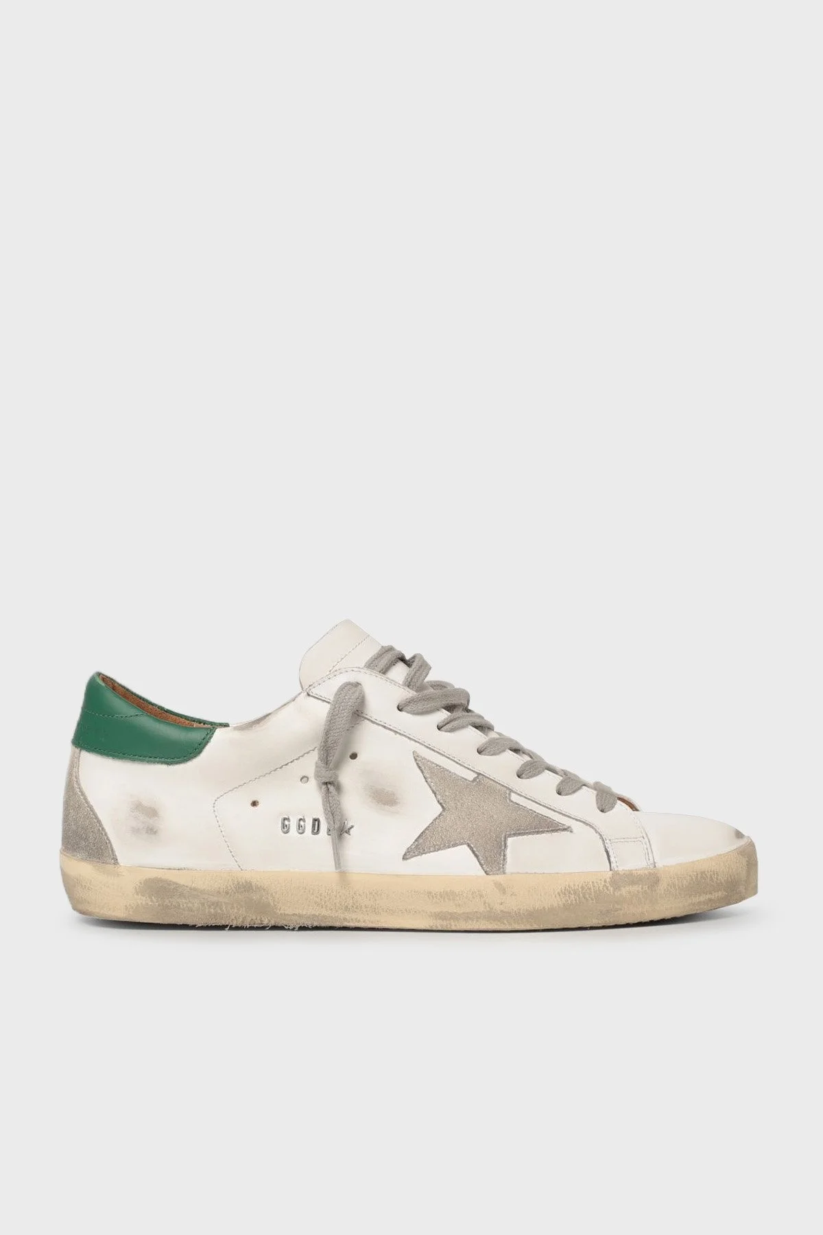 Golden Goose Hakiki Deri Sneaker Erkek Ayakkabı GMF00102.F002180.10802 YEŞİL-BEYAZ - 1