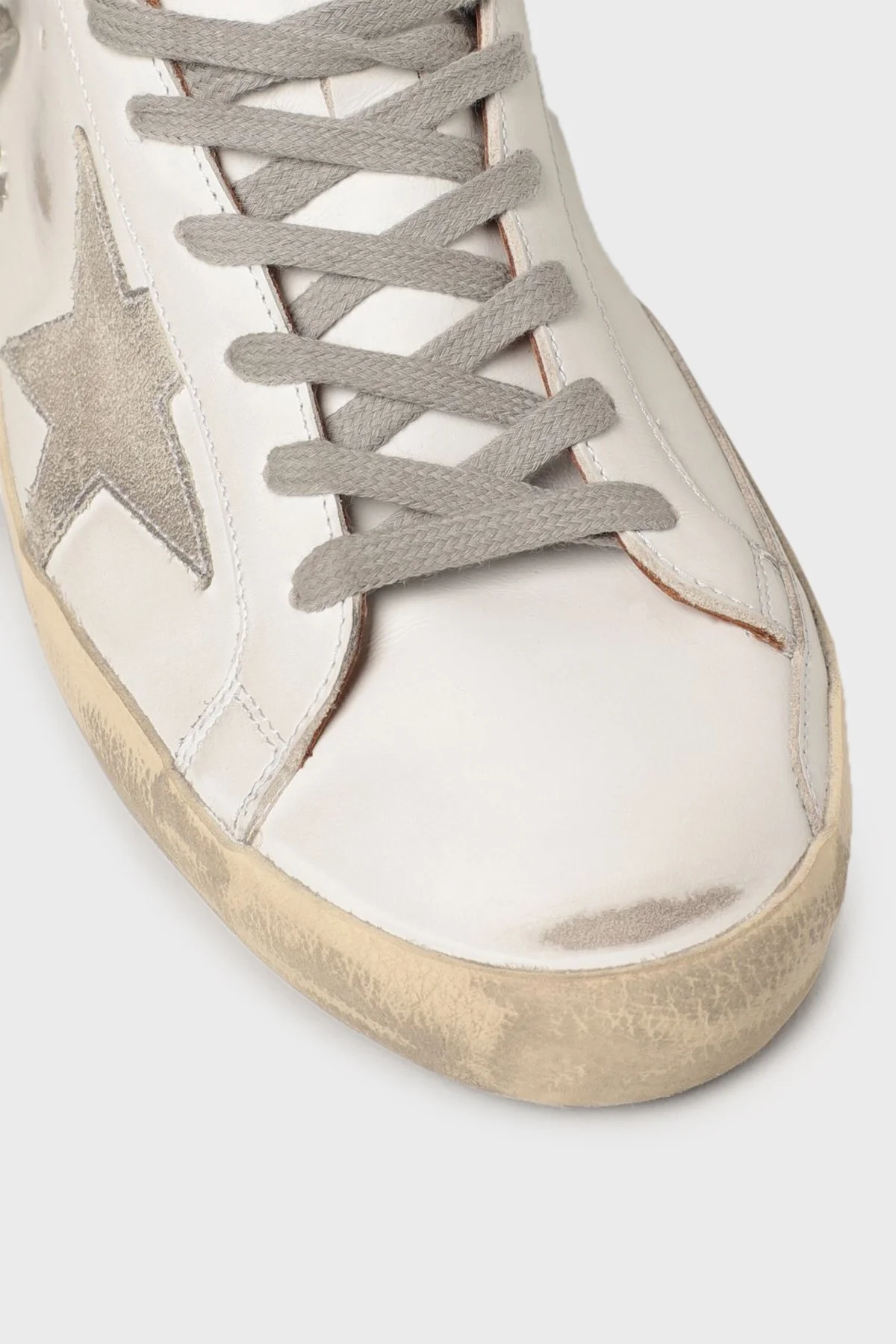 Golden Goose Hakiki Deri Sneaker Erkek Ayakkabı GMF00102.F002180.10802 YEŞİL-BEYAZ - 4