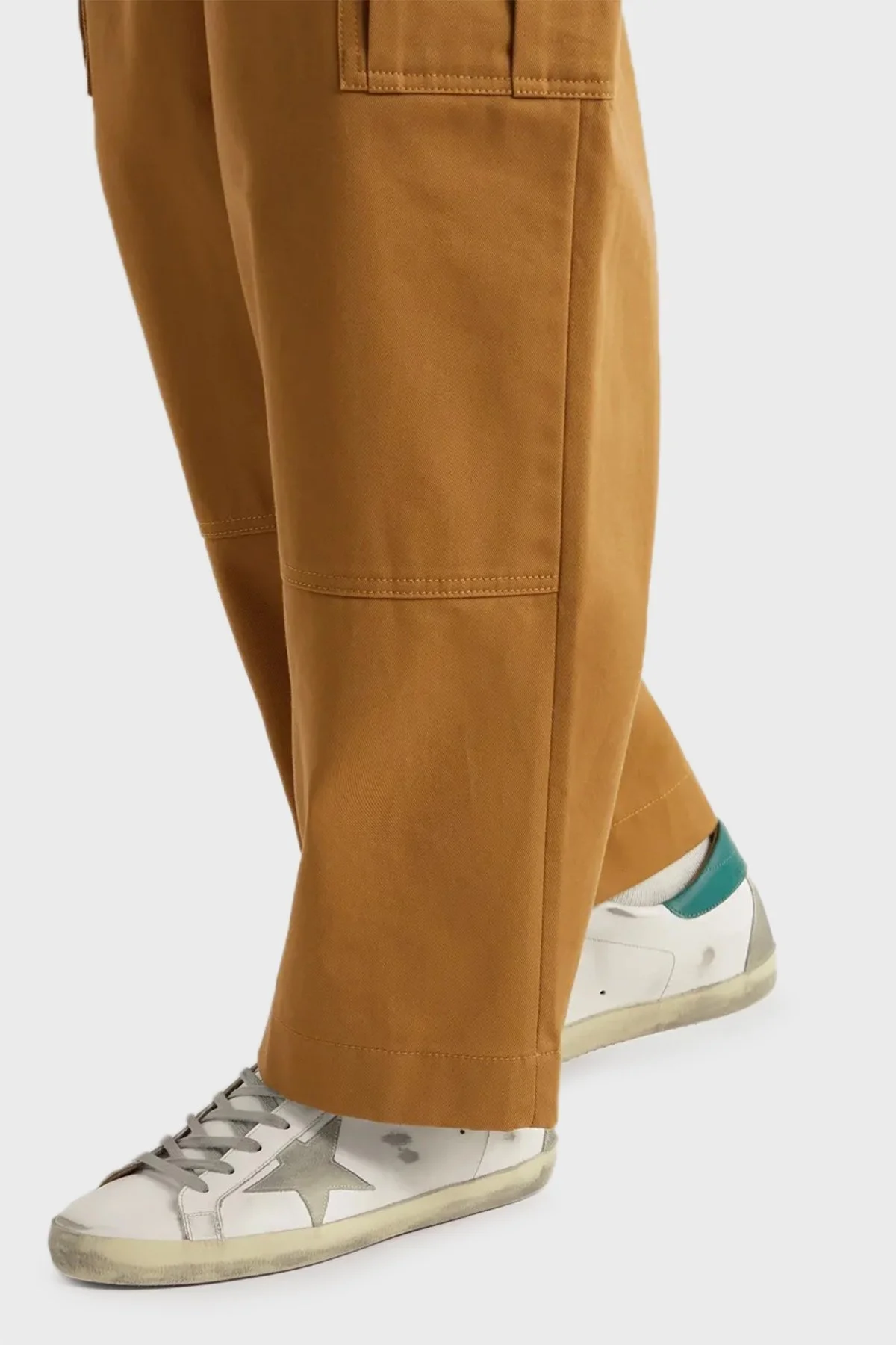 Golden Goose Hakiki Deri Sneaker Erkek Ayakkabı GMF00102.F002180.10802 YEŞİL-BEYAZ - 5