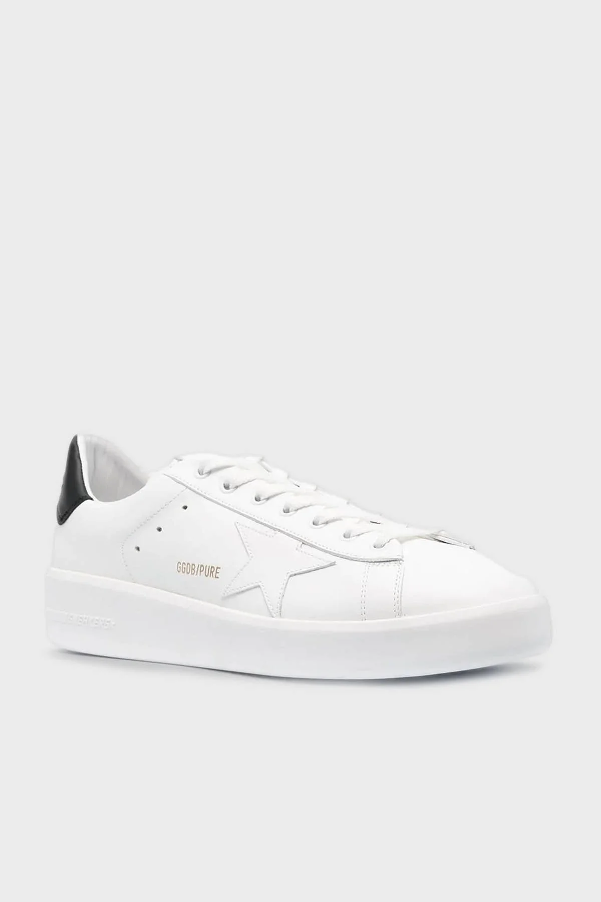 Golden Goose Hakiki Deri Sneaker Erkek Ayakkabı GMF00197.F000537.10283 BEYAZ - 2