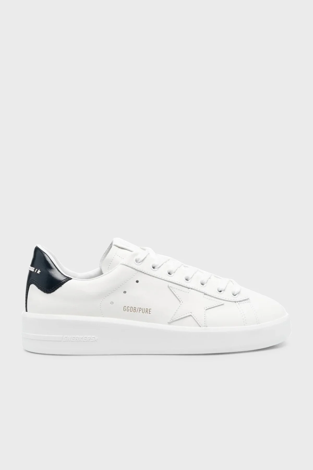 Golden Goose Hakiki Deri Sneaker Erkek Ayakkabı GMF00197.F004161.10793 BEYAZ - 5