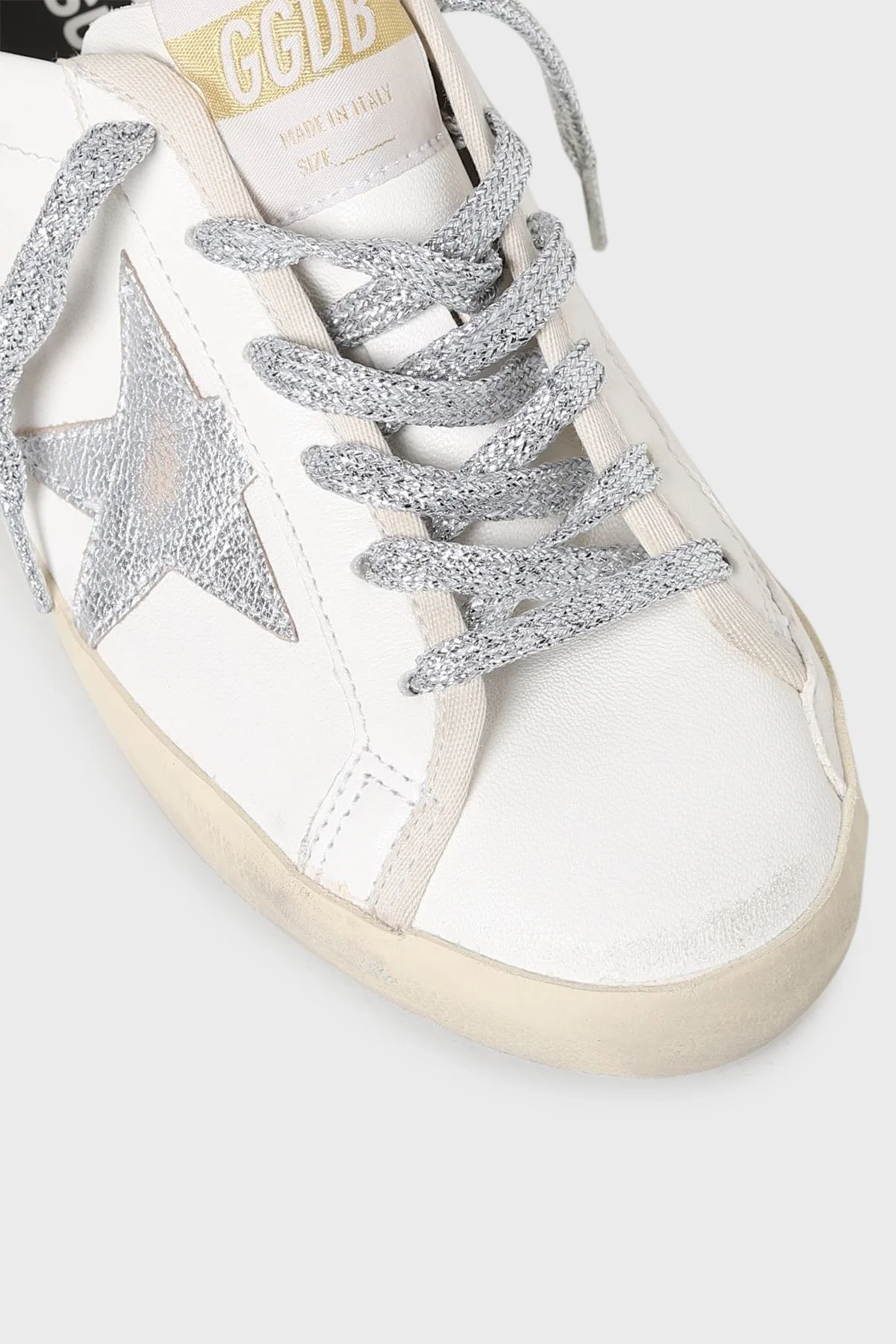 Golden Goose Hakiki Deri Sneaker Bayan Ayakkabı GWF00101.F004099.15422 BEYAZ - 4