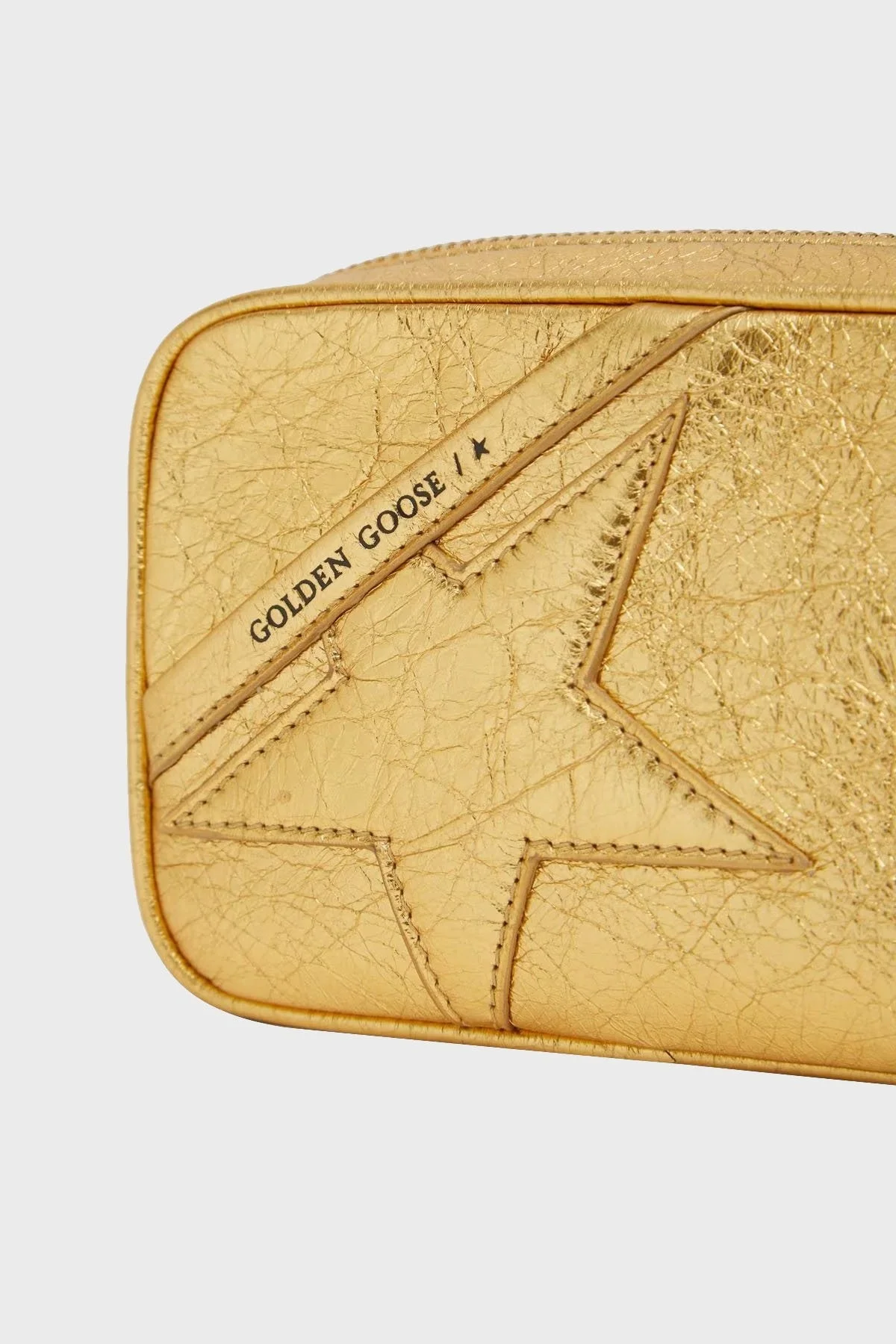 Golden Goose Logolu Çıkarılabilir Zincir Askılı Hakiki Deri Bayan Çanta GWA00228.A000494.65121 GOLD - 4