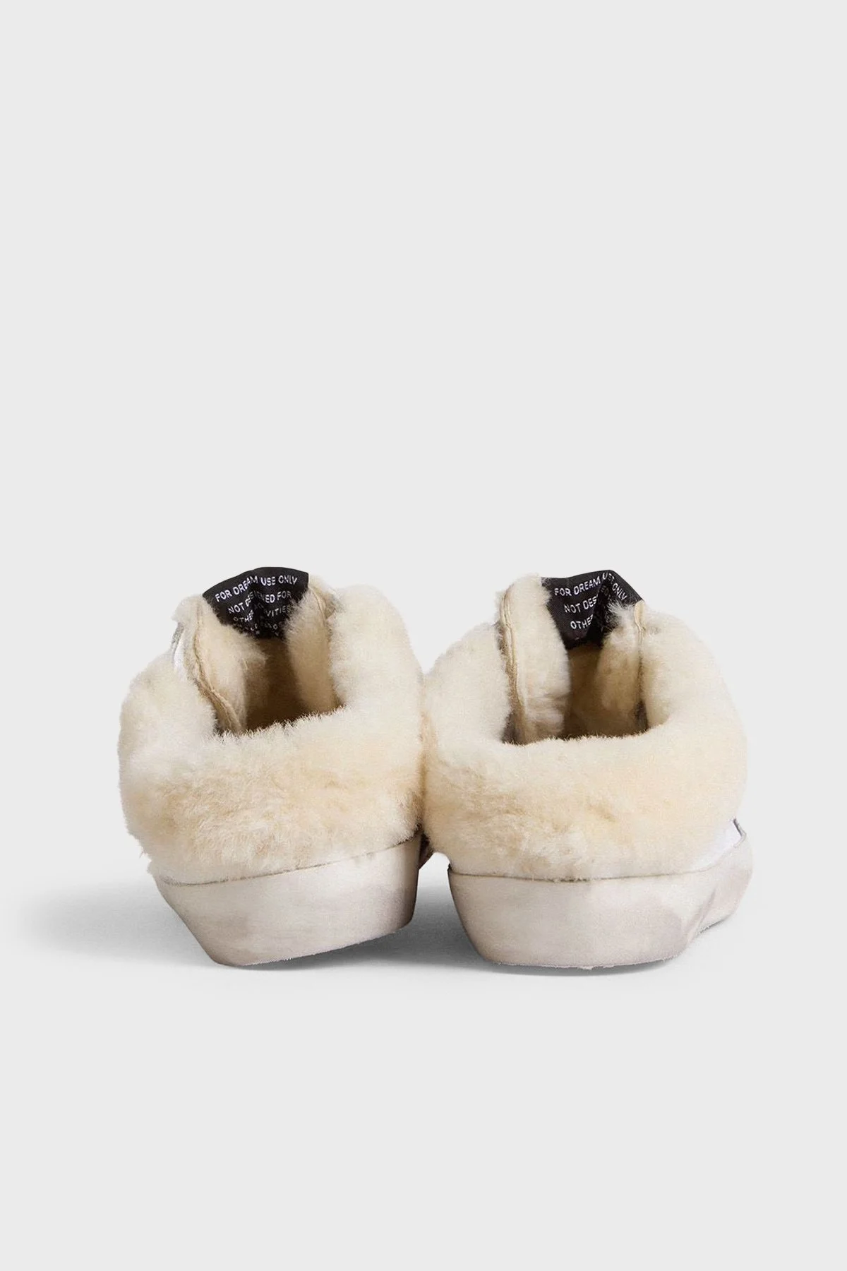 Golden Goose Logolu Deri Sneaker Kadın Ayakkabı GWF00110.F007126.10224 Beyaz-gümüş - 4