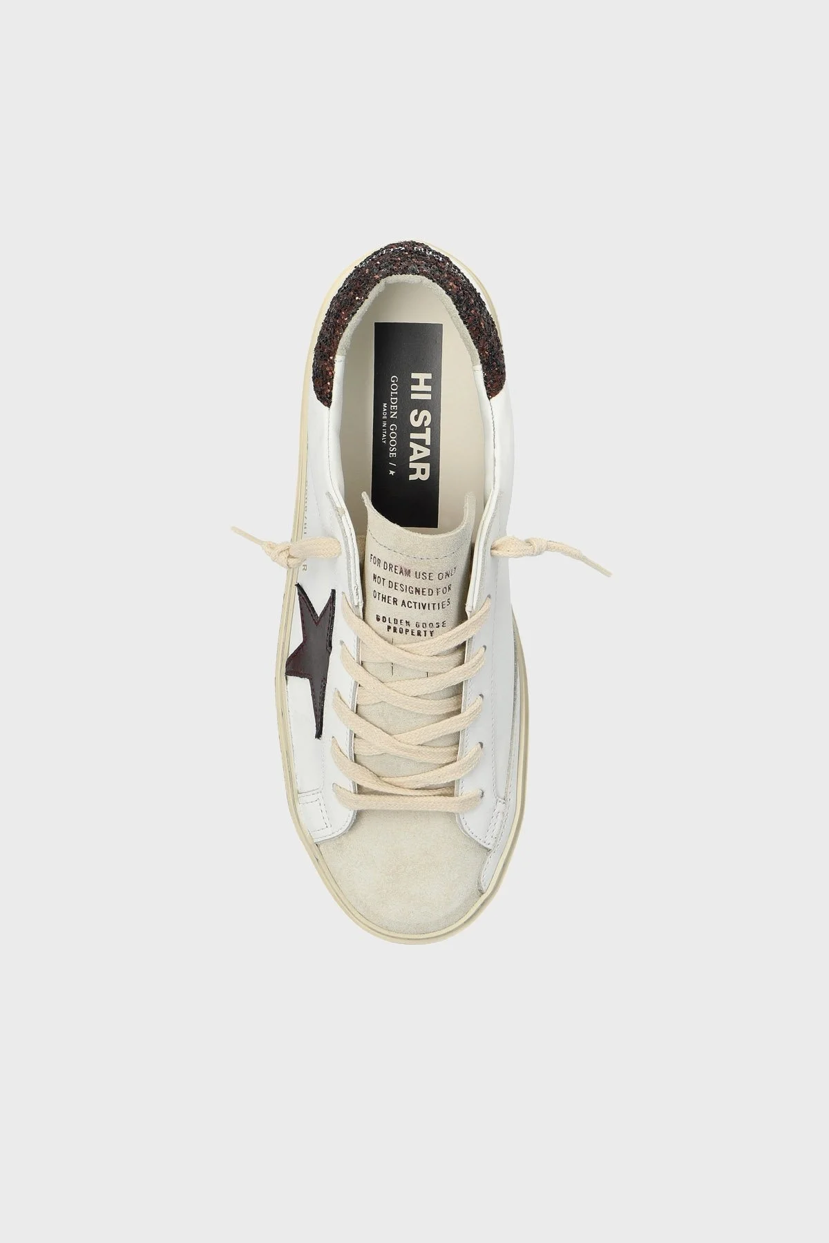 Golden Goose Logolu Hakiki Deri Kalın Taban Sneaker Bayan Ayakkabı GWF00118.F007526.12278 BEYAZ - 3