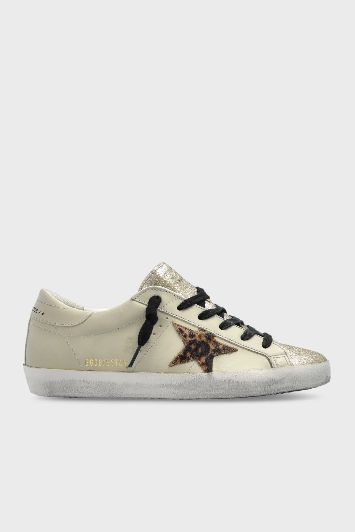 Golden Goose Logolu Hakiki Deri Sim Detaylı Sneaker Bayan Ayakkabı GWF00101.F007524.15741 BEJ - 1