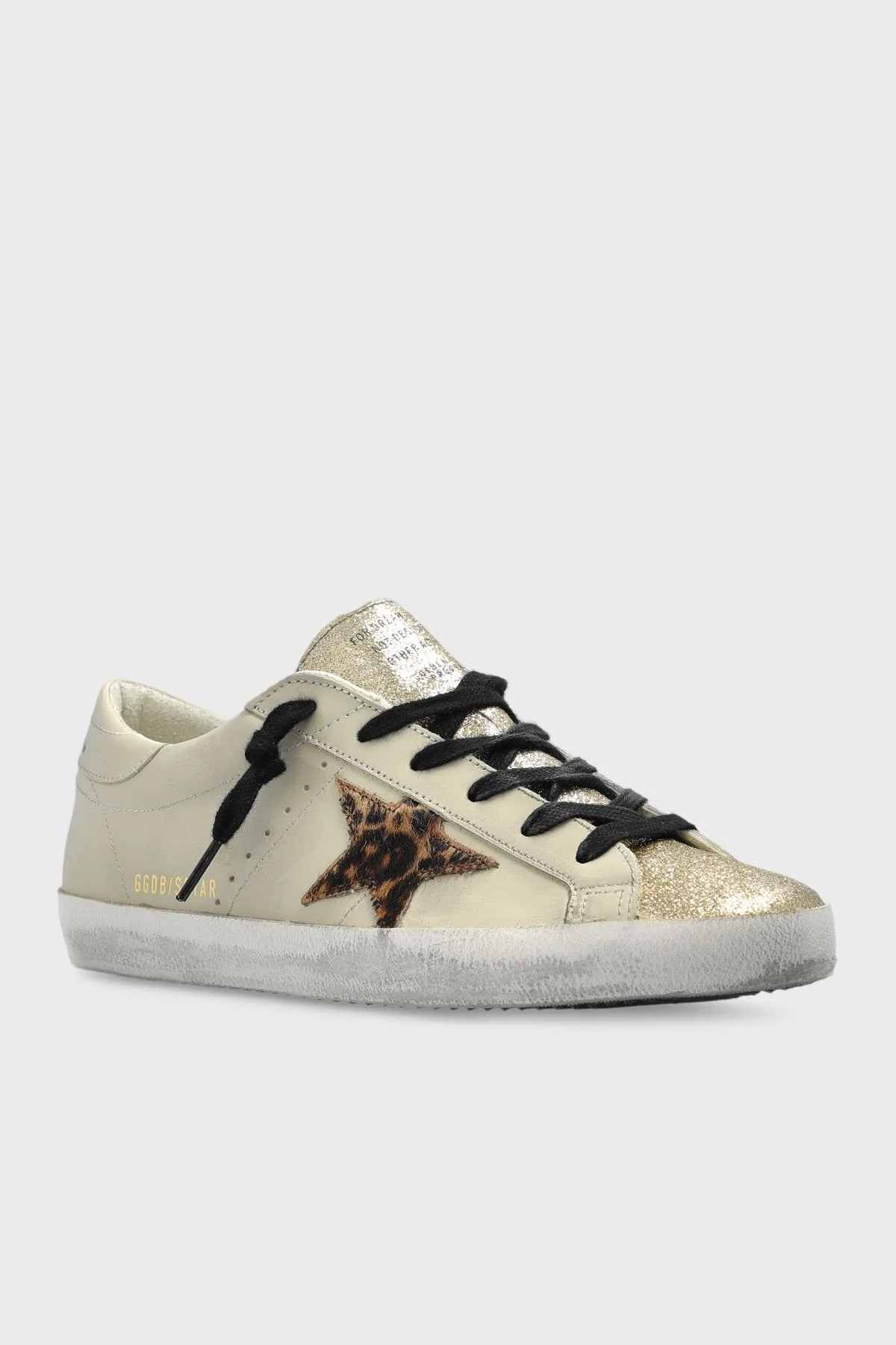 Golden Goose Logolu Hakiki Deri Sim Detaylı Sneaker Bayan Ayakkabı GWF00101.F007524.15741 BEJ - 3
