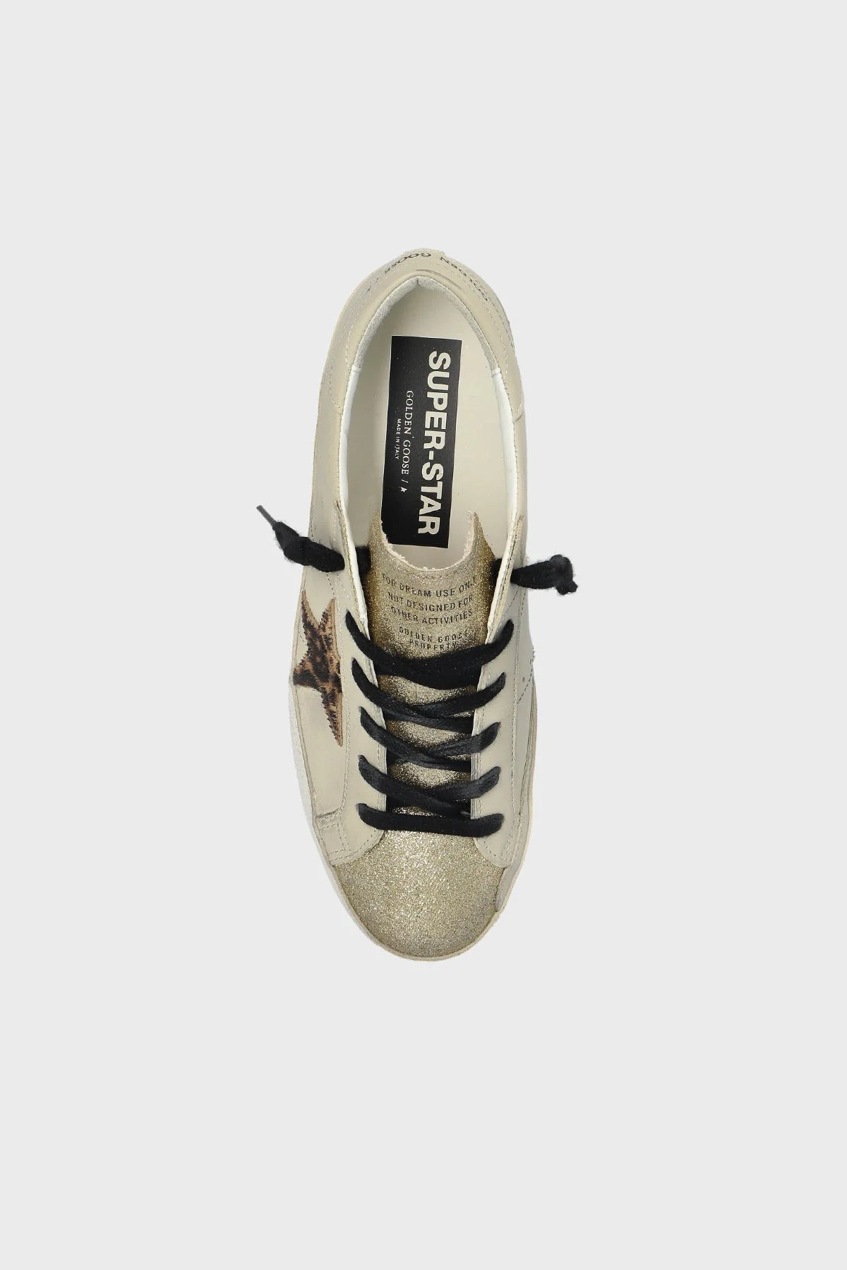 Golden Goose Logolu Hakiki Deri Sim Detaylı Sneaker Bayan Ayakkabı GWF00101.F007524.15741 BEJ - 4