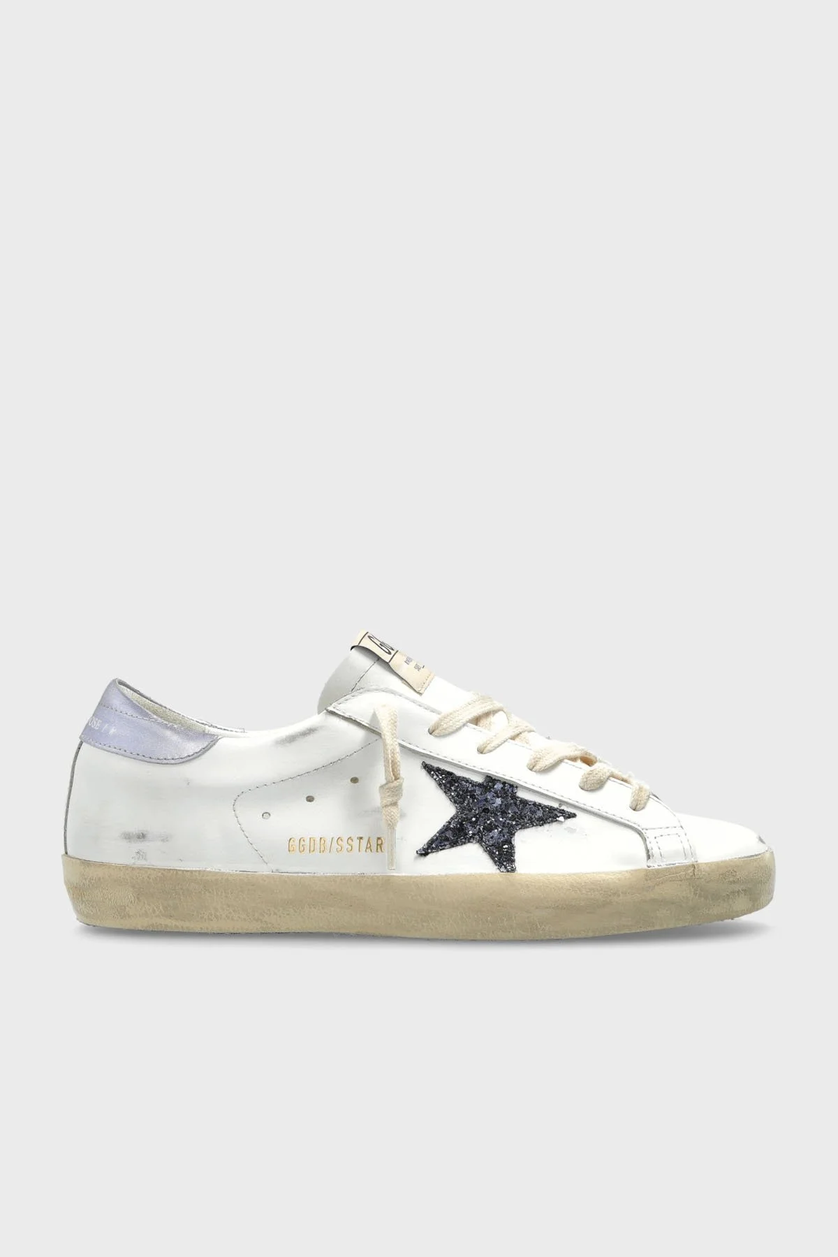 Golden Goose Logolu Hakiki Deri Sim Detaylı Sneaker Bayan Ayakkabı GWF00101.F007539.12282 BEYAZ - 1