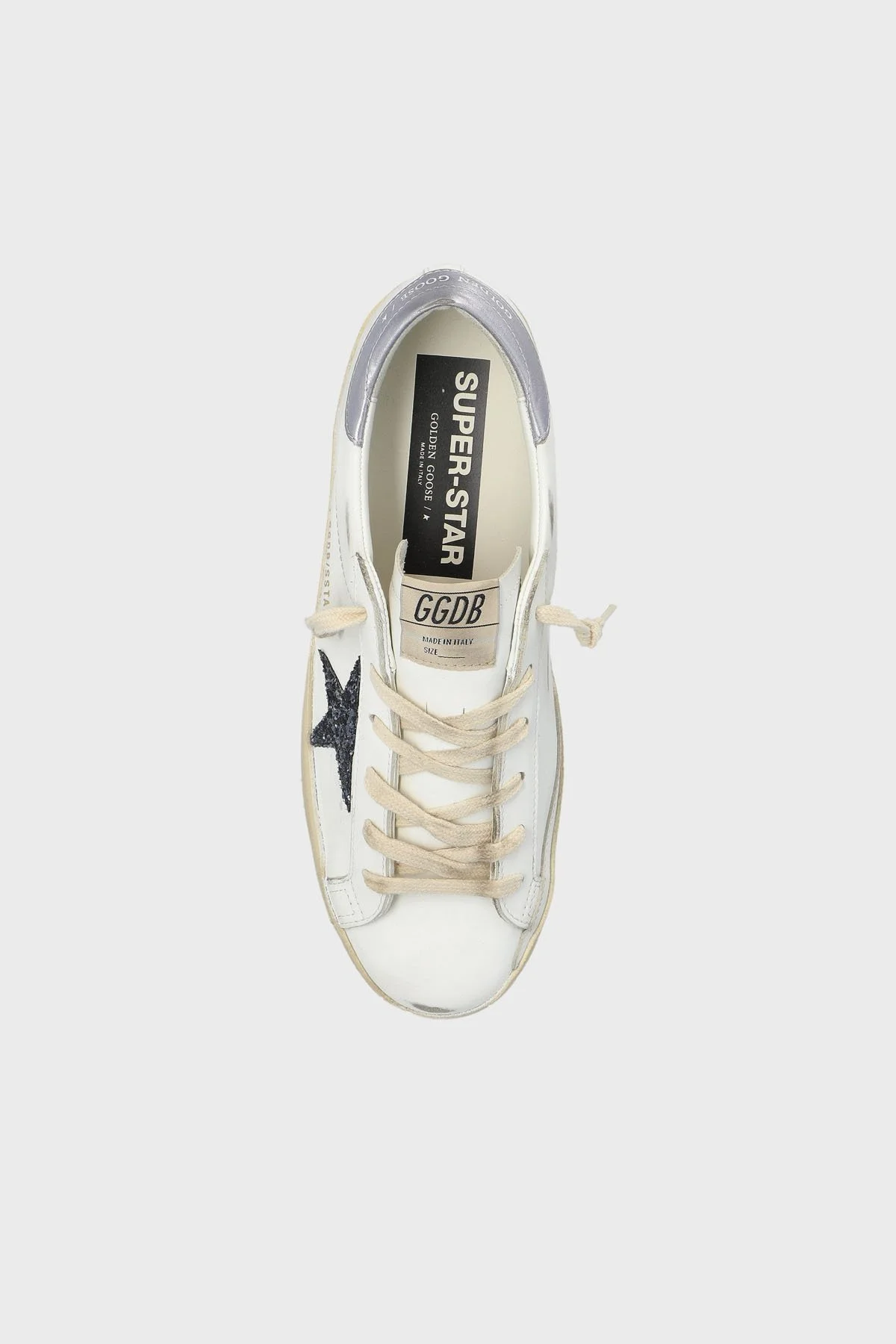 Golden Goose Logolu Hakiki Deri Sim Detaylı Sneaker Bayan Ayakkabı GWF00101.F007539.12282 BEYAZ - 4
