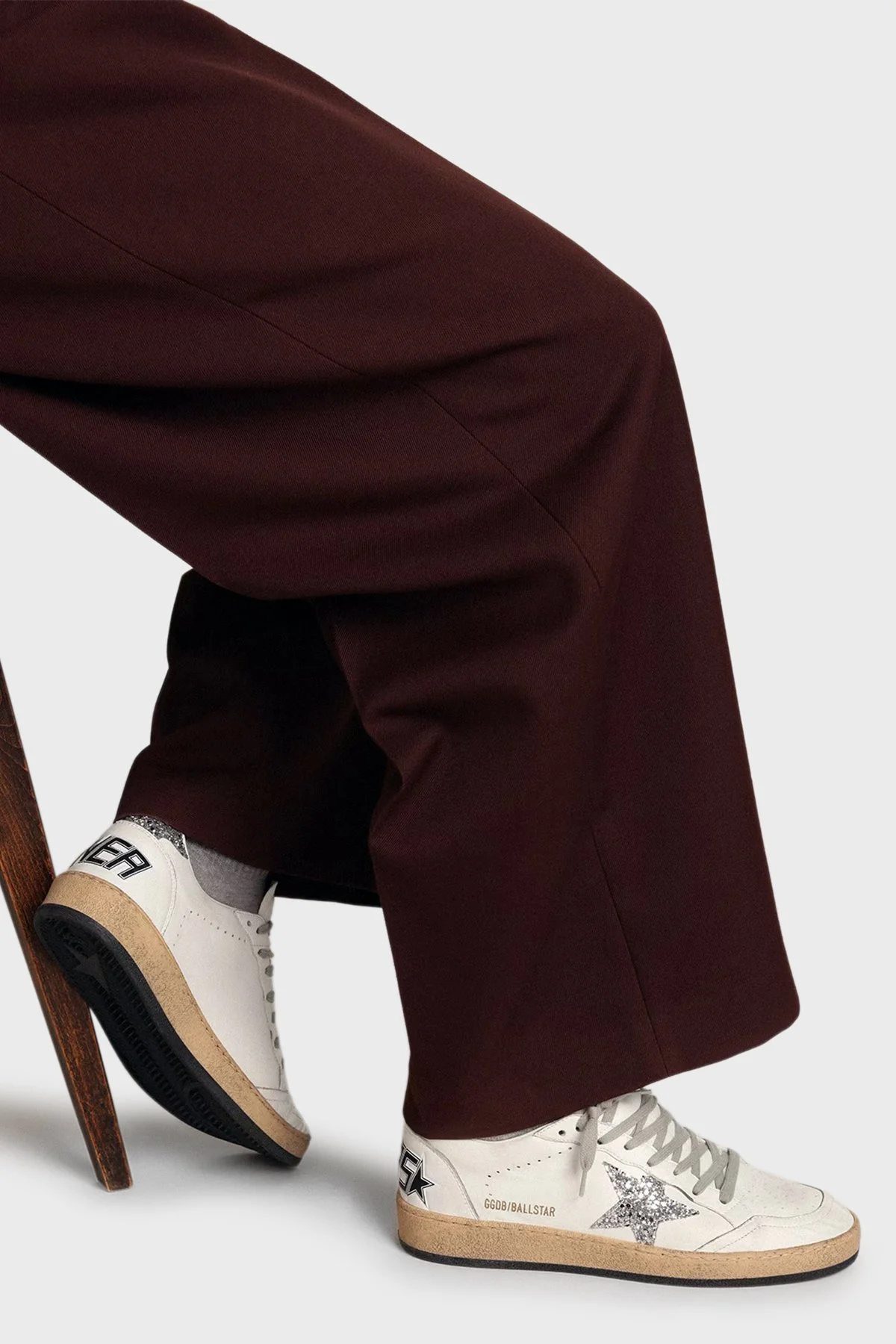 Golden Goose Logolu Hakiki Deri Sim Detaylı Sneaker Kadın Ayakkabı GWF00117.F003773.11325 Beyaz - 2