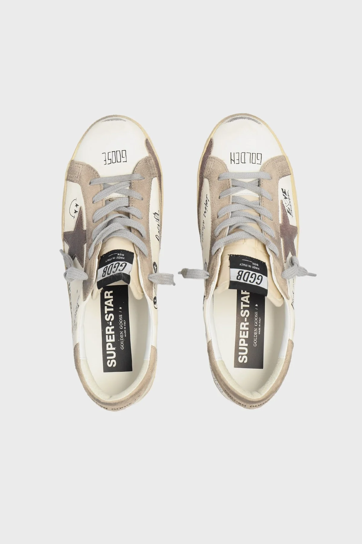 Golden Goose Logolu Hakiki Deri Sneaker Bayan Ayakkabı GWF00101.F006231.11940 BEYAZ - 4