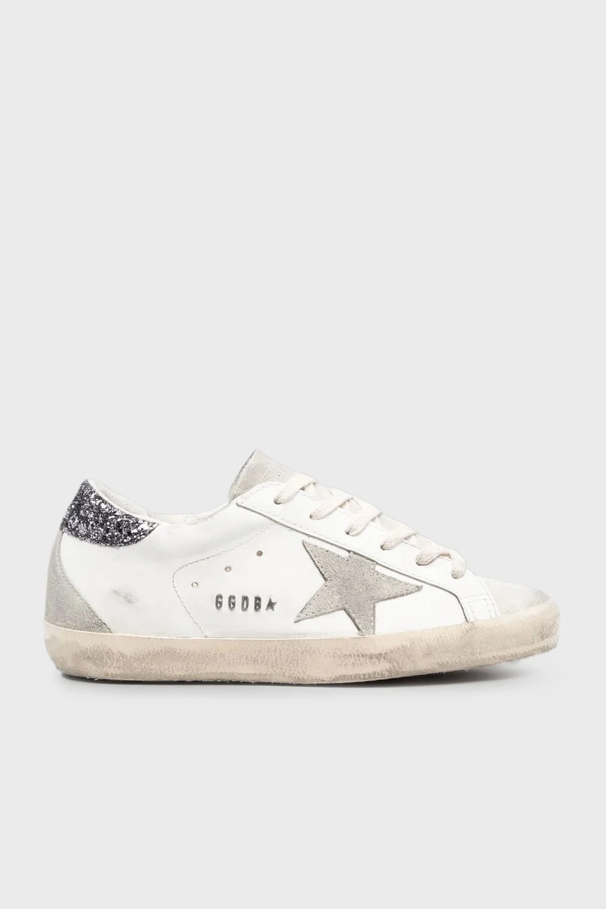 Golden Goose Logolu Hakiki Deri Sneaker Bayan Ayakkabı GWF00102.F004108.11166 BEYAZ - 1