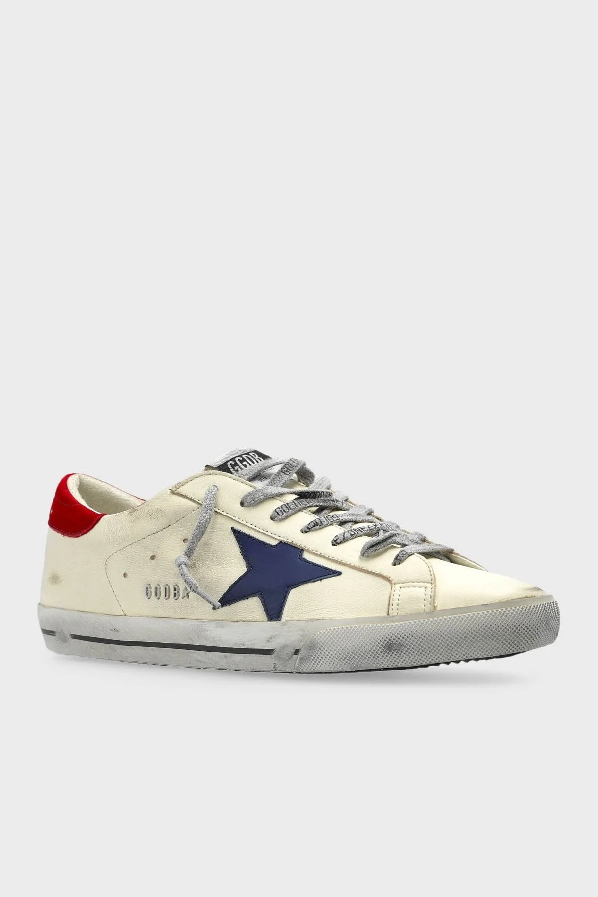 Golden Goose Logolu Hakiki Deri Sneaker Erkek Ayakkabı GMF00101.F006839.10317 BEYAZ - 8