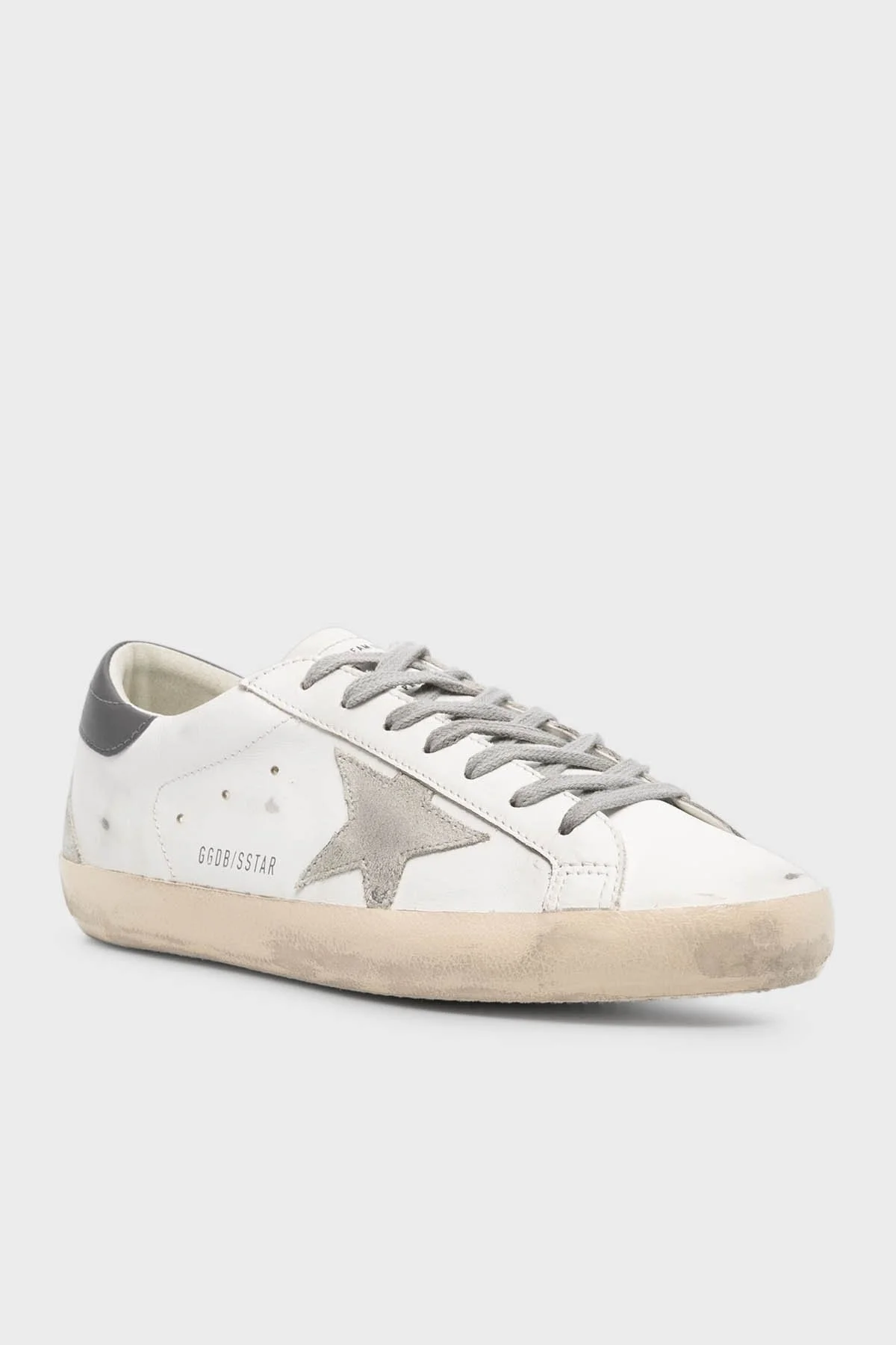 Golden Goose Logolu Hakiki Deri Sneaker Erkek Ayakkabı GMF00102.F006113.11915 BEYAZ - 2