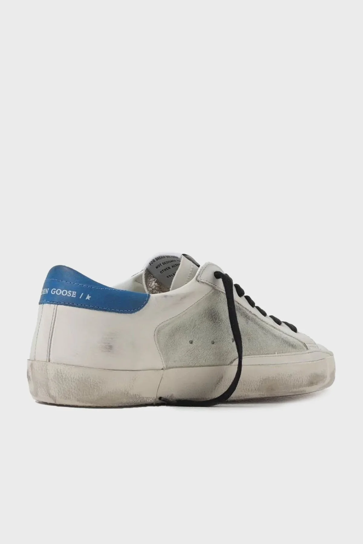 Golden Goose Logolu Hakiki Deri Sneaker Erkek Ayakkabı GMF00103.F006223.82720 BEYAZ - 4