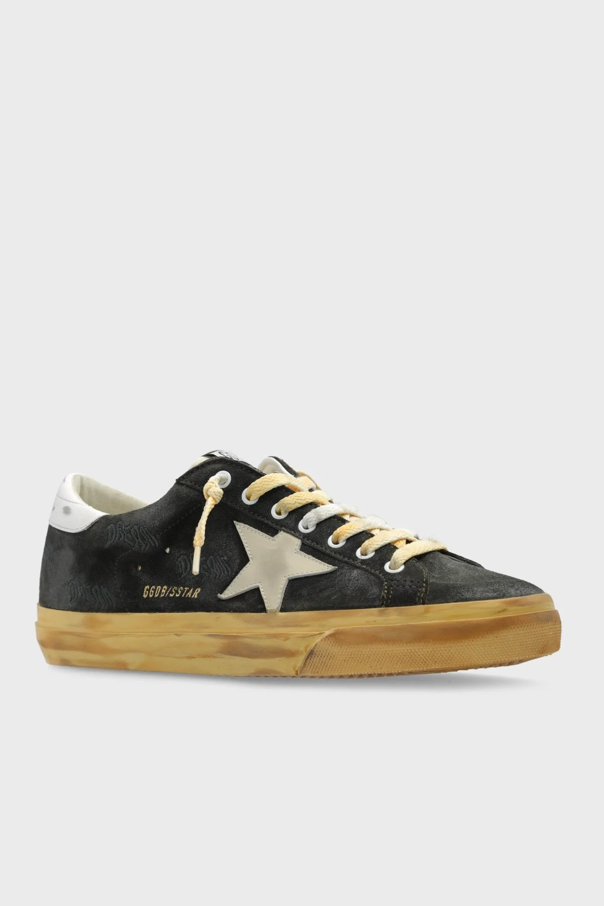 Golden Goose Logolu Hakiki Deri Sneaker Erkek Ayakkabı GMF00672.F006144.35894 HAKİ - 3
