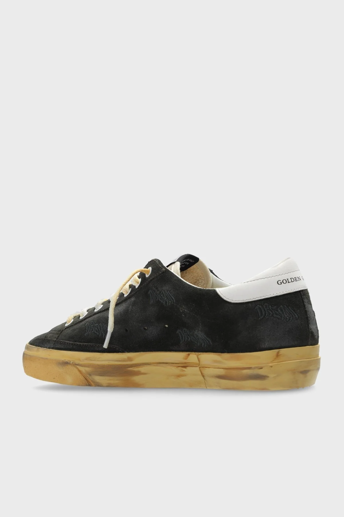 Golden Goose Logolu Hakiki Deri Sneaker Erkek Ayakkabı GMF00672.F006144.35894 HAKİ - 5