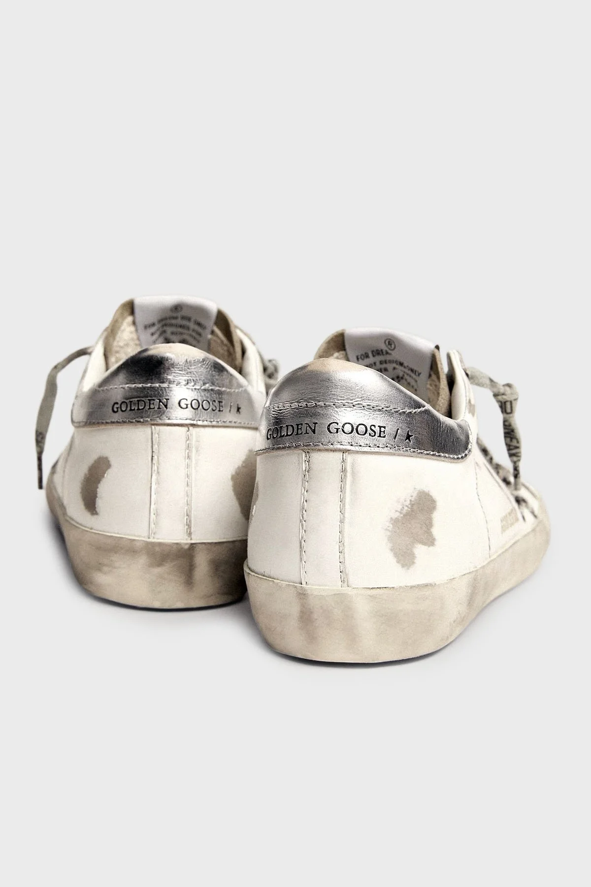 Golden Goose Logolu Hakiki Deri ve Süet Detaylı Sneaker Bayan Ayakkabı GWF00101.F002692.81571 BEYAZ - 4