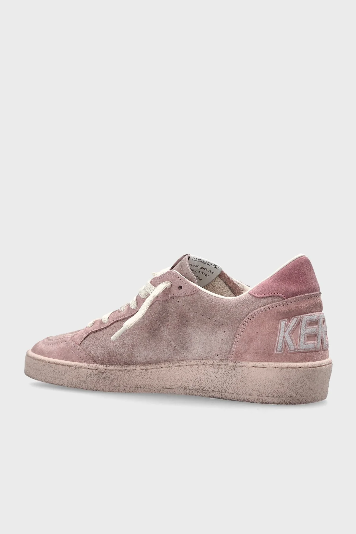 Golden Goose Logolu Süet Sneaker Kadın Ayakkabı GWF00117.F008694.25819 Pudra - 5