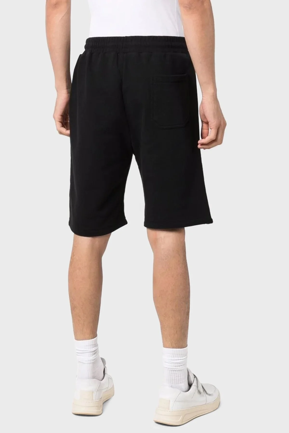 Golden Goose Pamuklu Baskılı Cepli Geniş Paça Erkek Short GMP00878.P000532.80203 SİYAH - 3