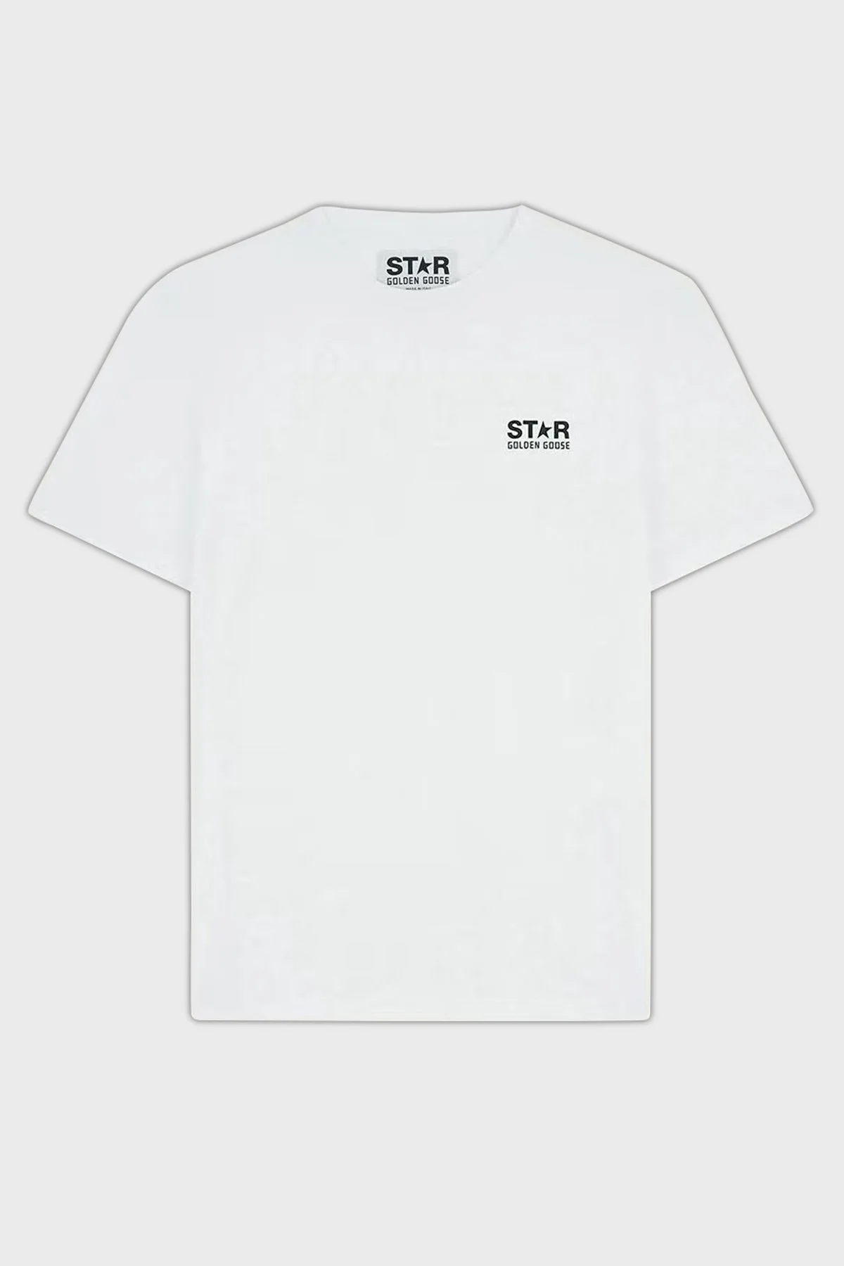 Golden Goose Pamuklu Baskılı Regular Fit Bisiklet Yaka Bayan T Shirt GWP01220.P000879.10283 BEYAZ - 5