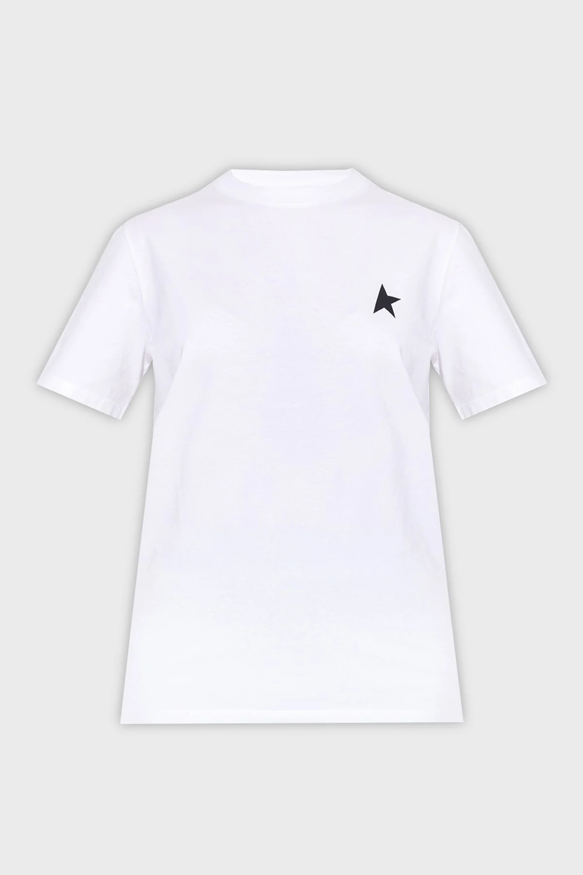 Golden Goose Pamuklu Regular Fit Bayan T Shirt GWP01220.P000593.10364 BEYAZ - 4