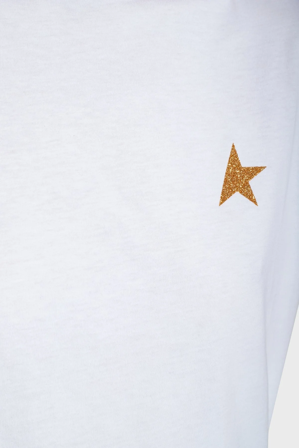 Golden Goose Pamuklu Regular Fit Bisiklet Yaka Bayan T Shirt GWP01220.P000594.10272 BEYAZ - 3