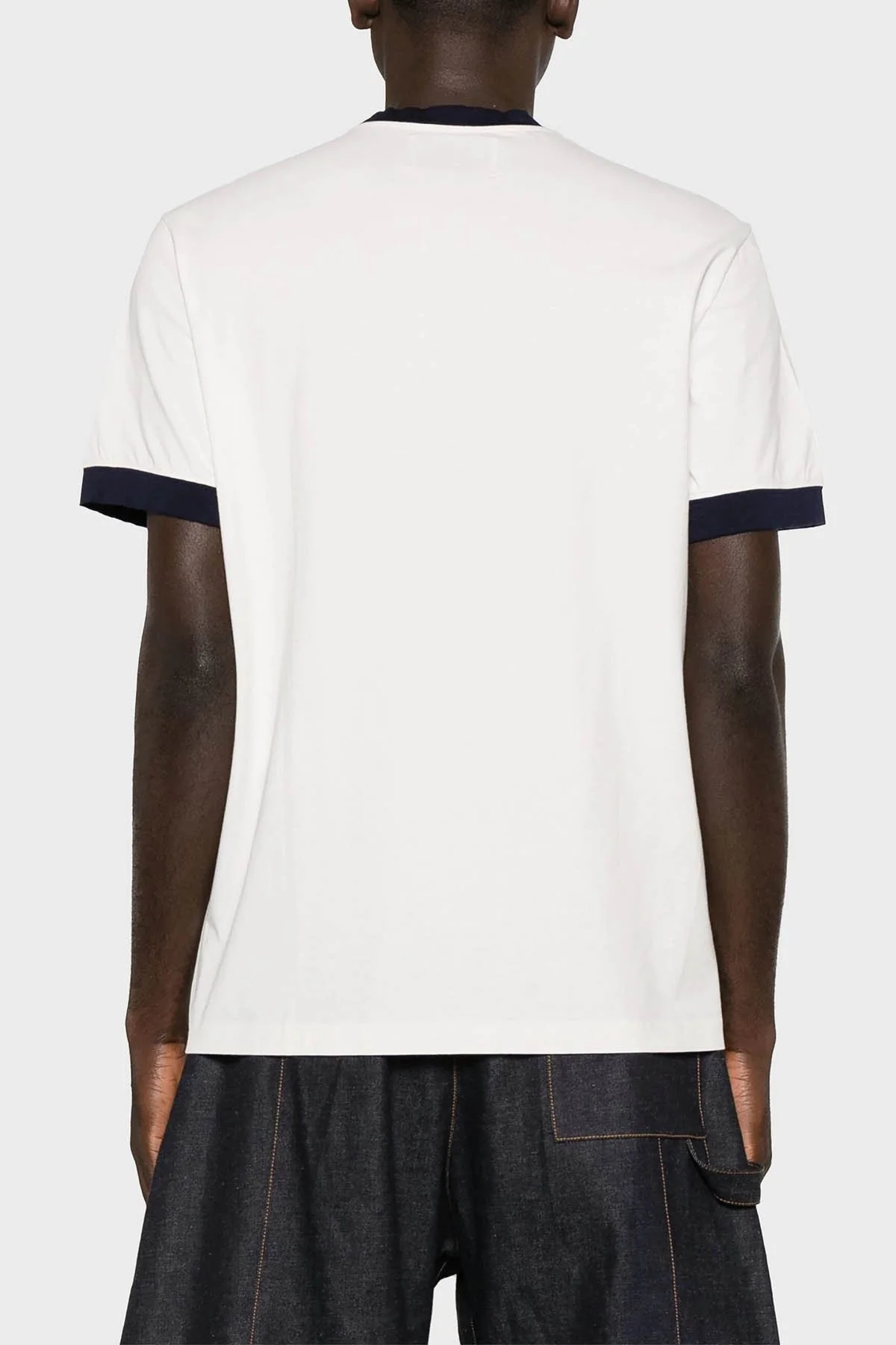 Golden Goose Pamuklu Regular Fit Bisiklet Yaka Erkek T Shirt GMP01784.P001489.11782 BEYAZ - 2