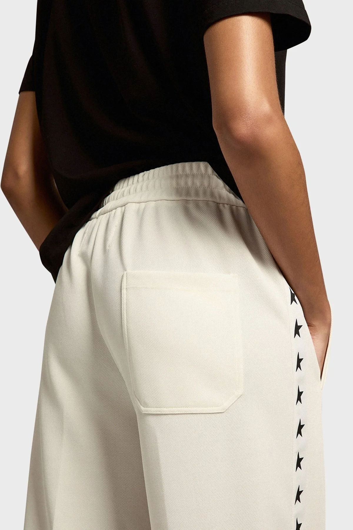 Golden Goose Regular Fit Bol Paça Jogger Bayan Pantolon GWP00877.P000521.81347 EKRU - 6