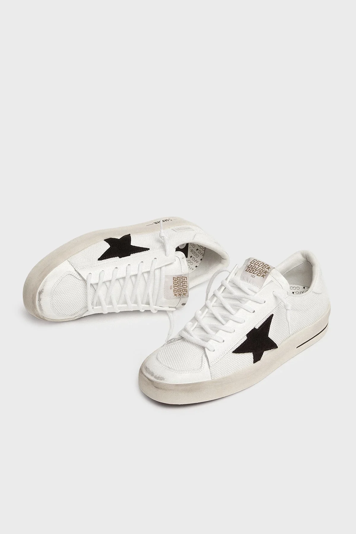 Golden Goose Süet Detaylı Logolu Sneaker Erkek Ayakkabı GMF00328.F003028.10283 Beyaz - 3