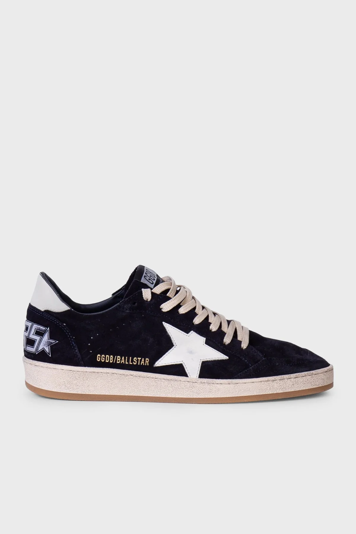 Golden Goose Süet Logolu Sneaker Erkek Ayakkabı GMF00117.F008721.50789 Lacivert-beyaz - 1