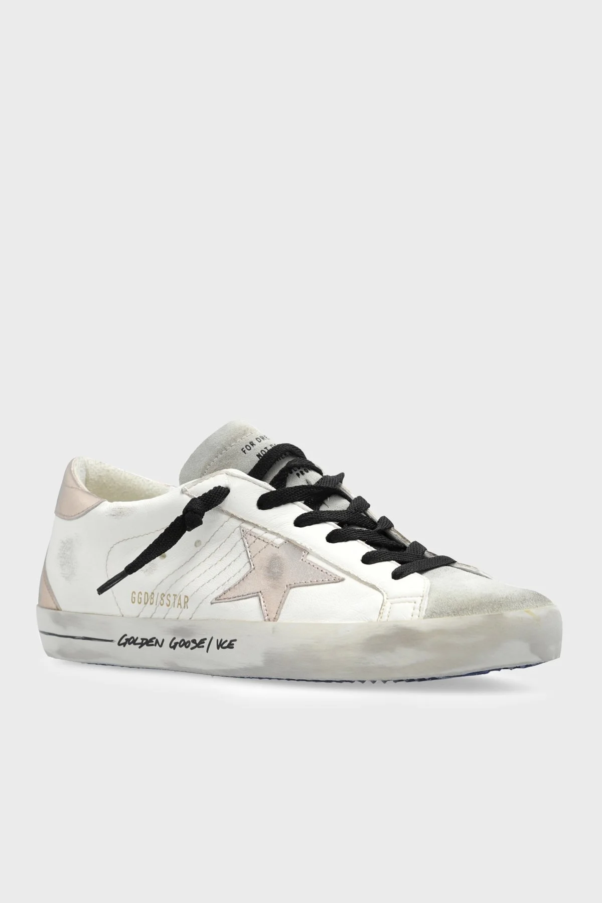 Golden Goose Vintage Deri Sneaker Bayan Ayakkabı GWF00102.F006115.11917 BEYAZ - 3