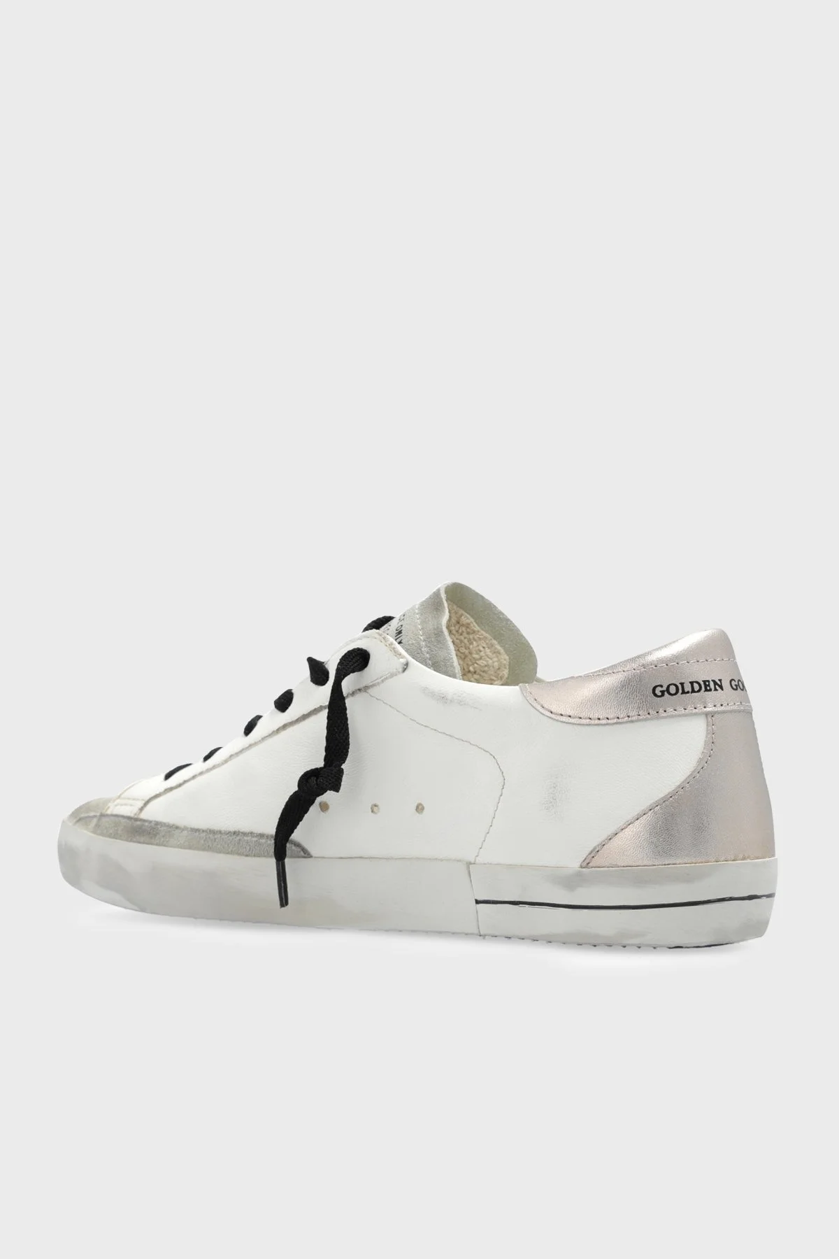 Golden Goose Vintage Deri Sneaker Bayan Ayakkabı GWF00102.F006115.11917 BEYAZ - 4