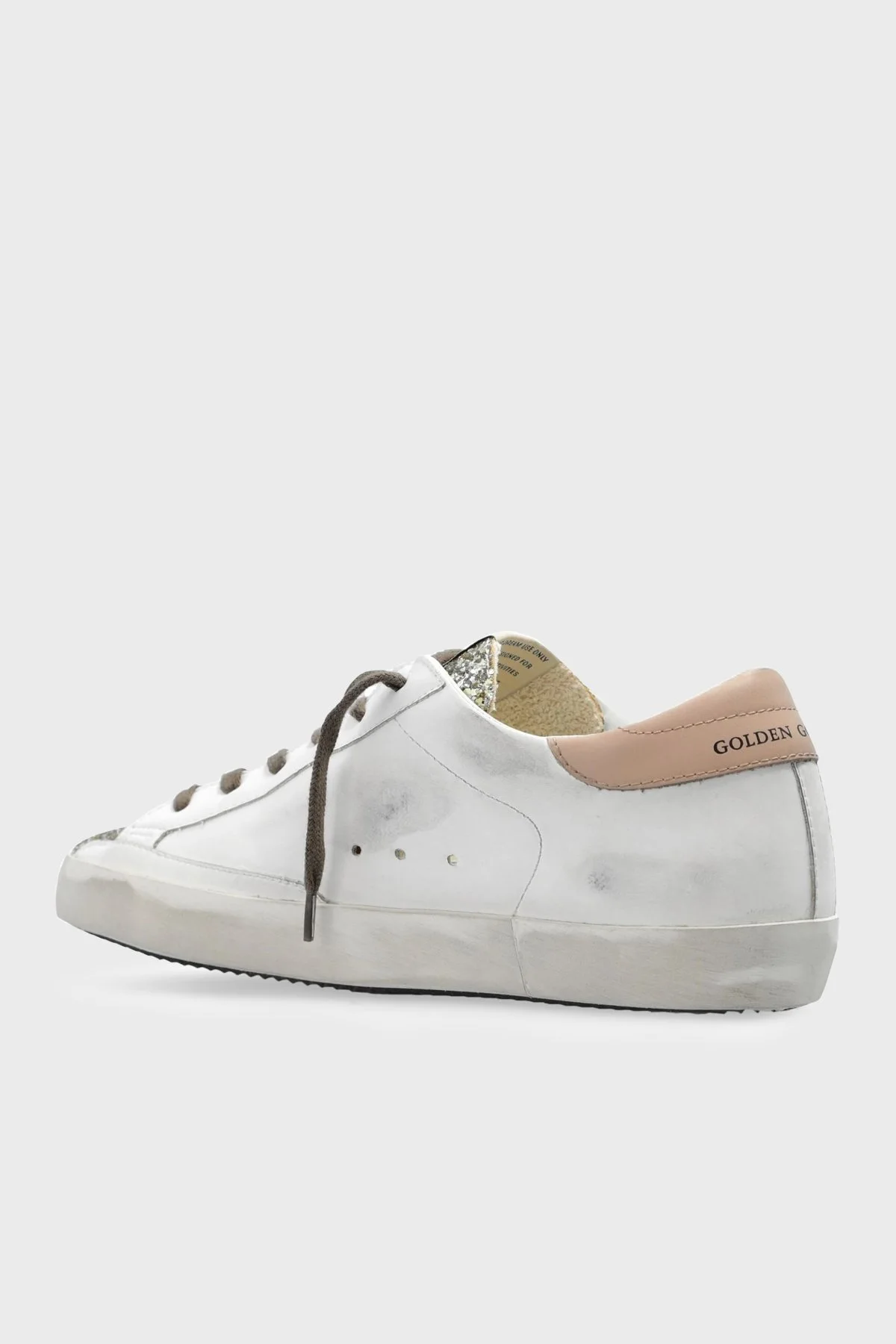 Golden Goose Vintage Deri Sneaker Bayan Ayakkabı GWF00102.F006236.11941 BEYAZ - 4