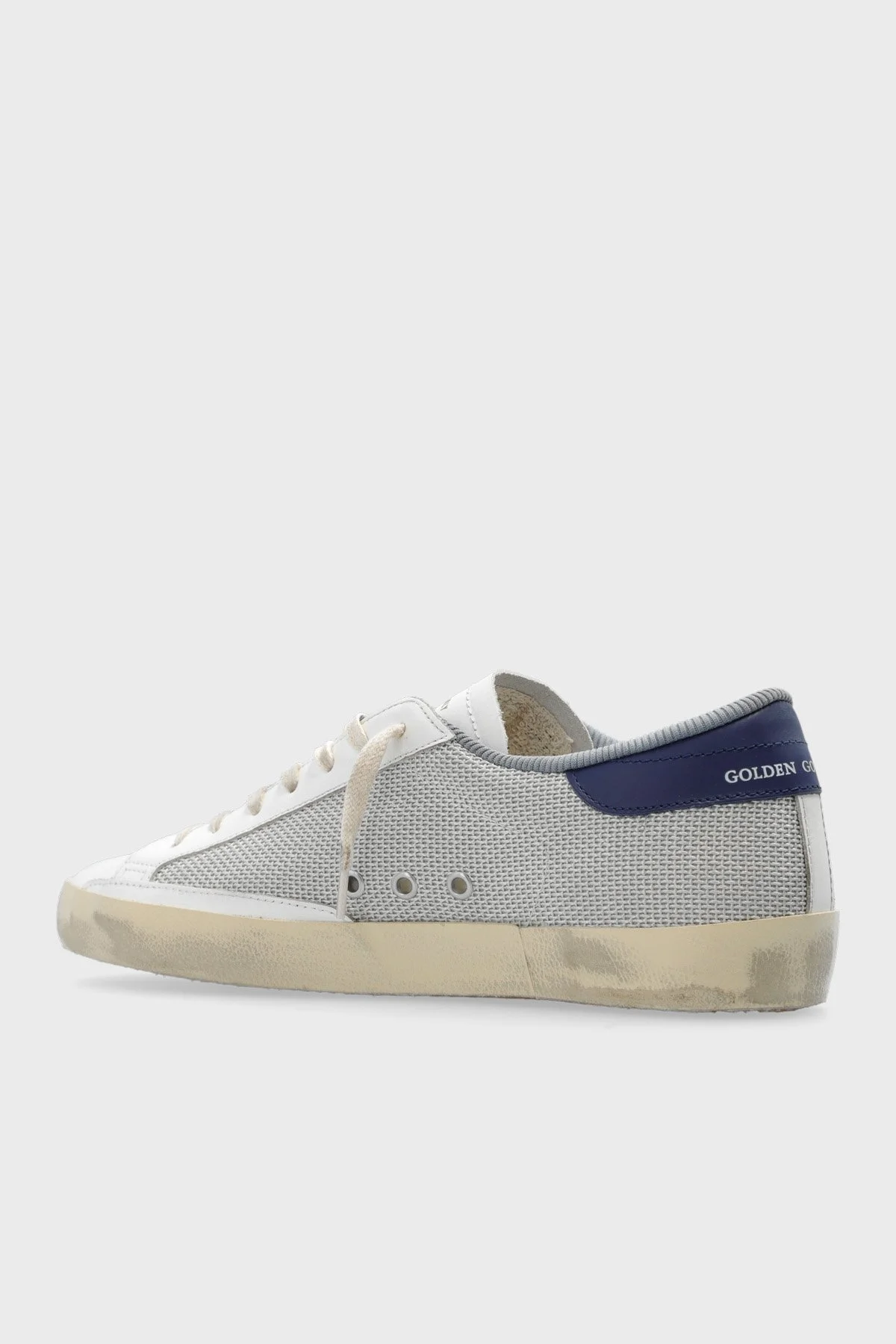 Golden Goose Vintage Deri Sneaker Erkek Ayakkabı GMF00101.F005400.70290 GRİ - 4